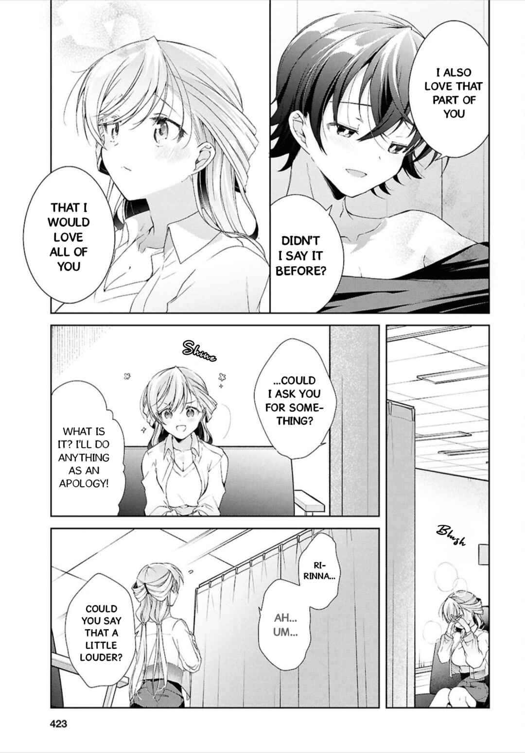 Isshiki-san wa Koi wo Shiritai. Chapter 43 - Page 34