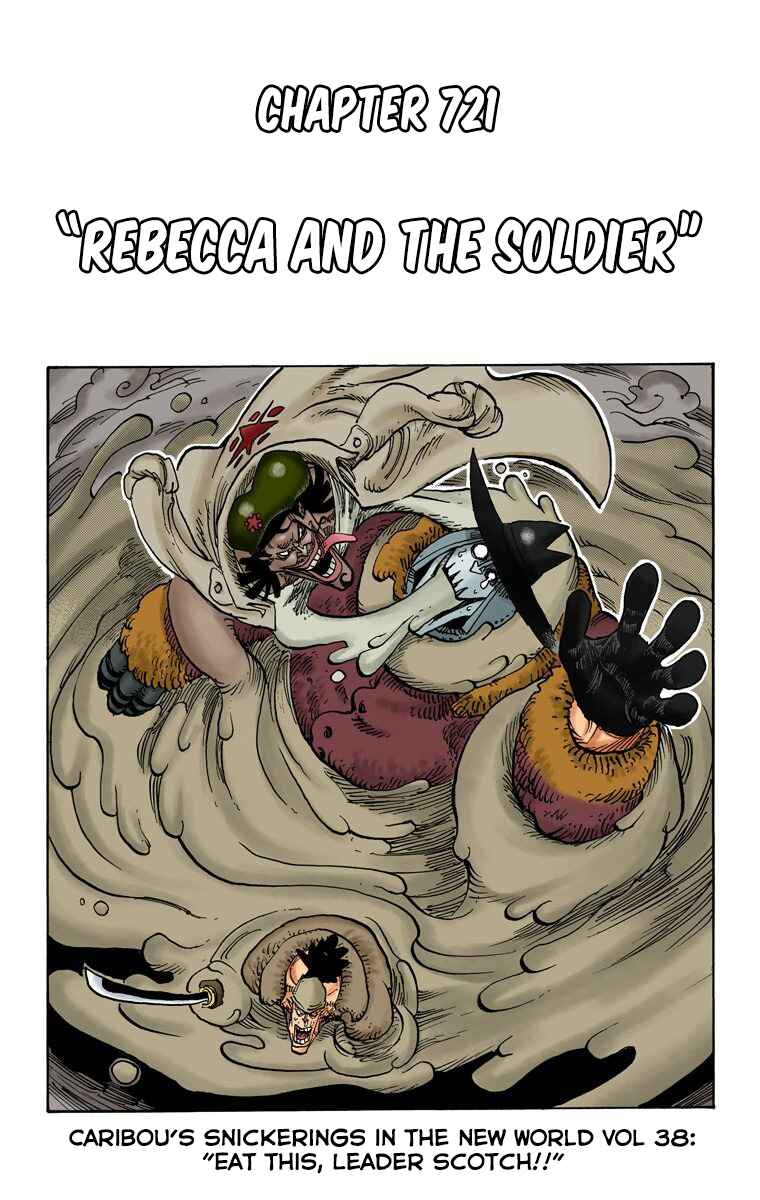 One Piece (Official Colored) Chapter 721 - Page 2