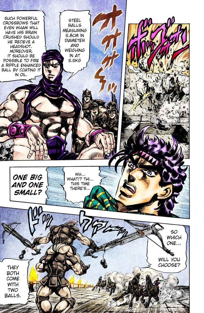 JoJo no Kimyou na Bouken: Part 2 - Sentou Chouryuu Color-ban Chapter 57 - Page 7