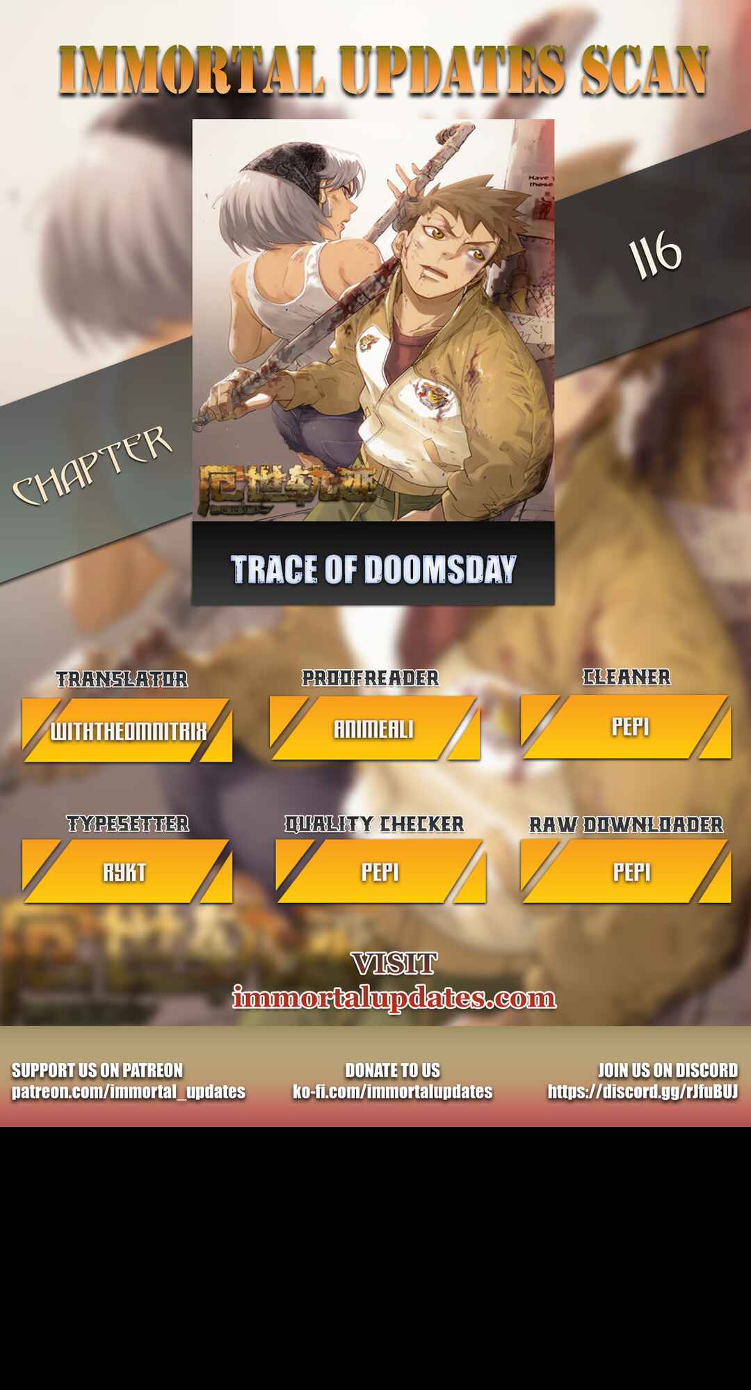 Trace of Doomsday Chapter 116 - Page 1