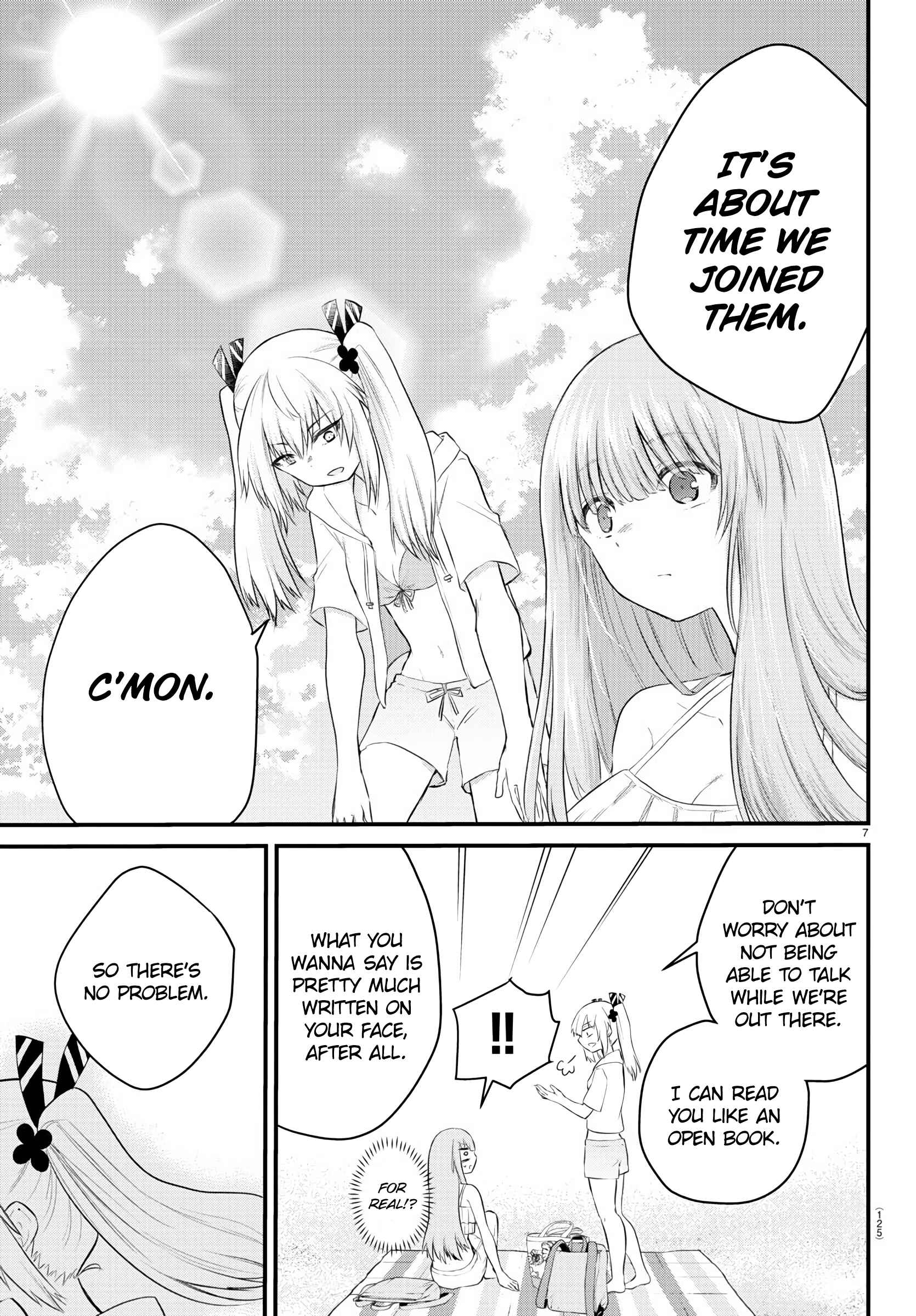 Koe ga dasenai Shoujo wa "Kanojo ga Yasashisugiru" to Omotte iru Chapter 18 - Page 7
