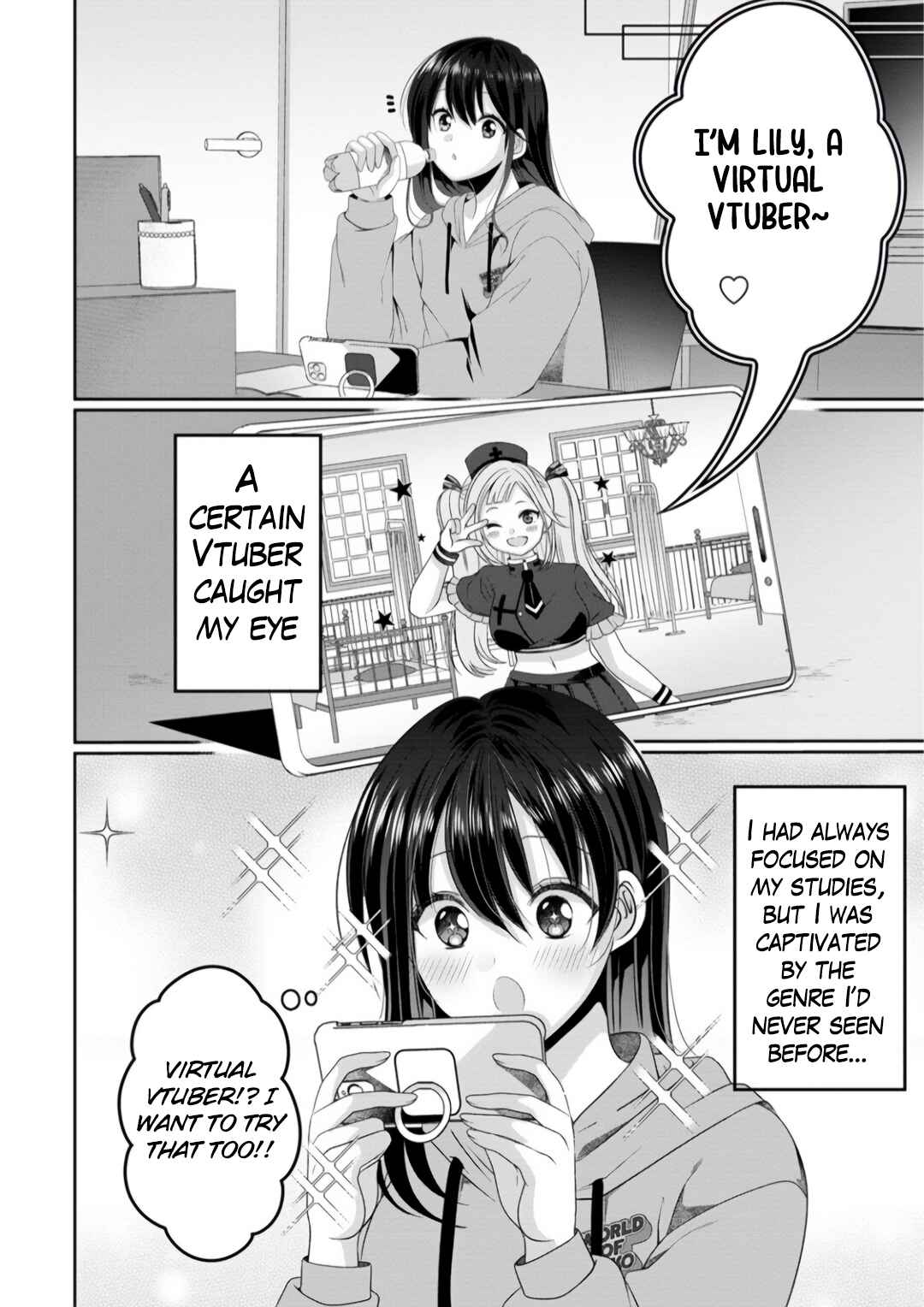 OL Vtuber to Oshi JK-chan Chapter 6 - Page 12