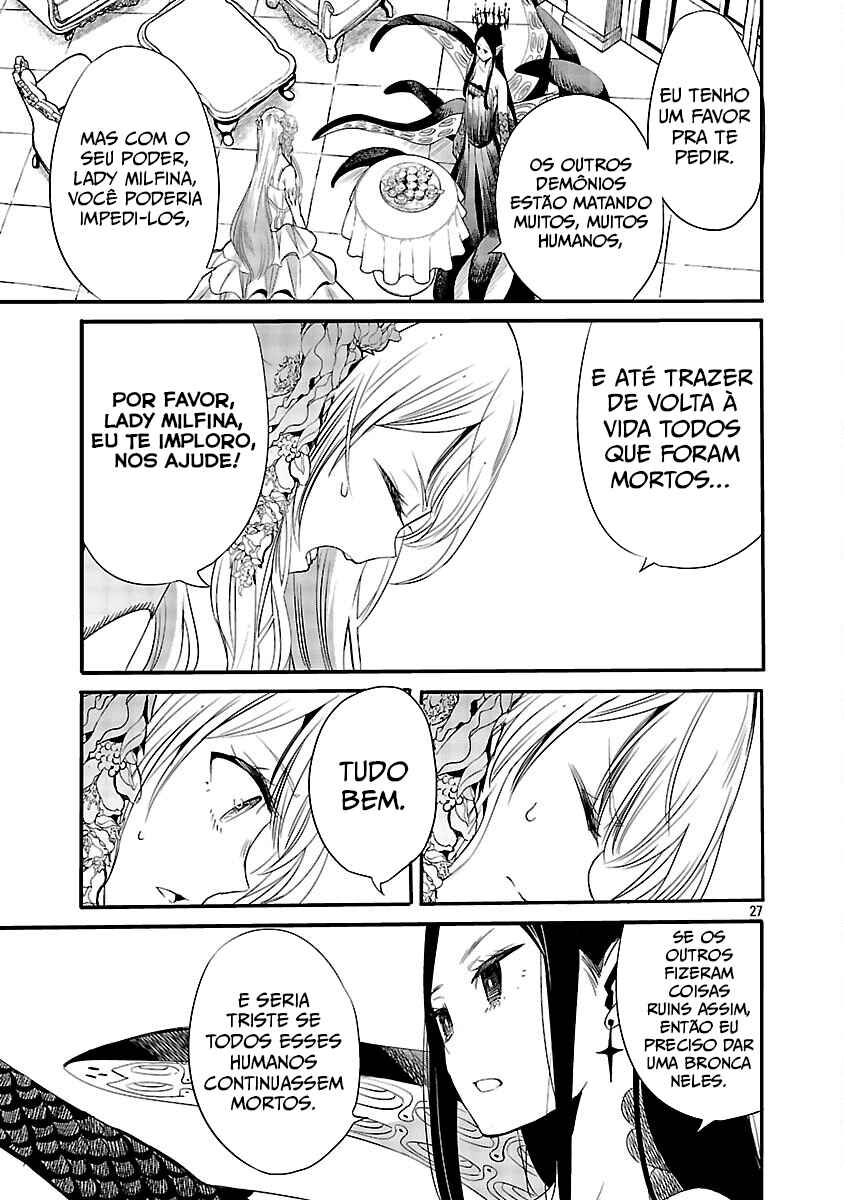 Koushaku Reijou no Rouraku Mission ~Maou to no Seiryaku Kekkon ga, Jinrui Saigo no Kirifuda desu!... tte, Maou ga Onnanoko no Baai wa Dou Sureba Ii no desu ka!?~ Chapter 3 - Page 27