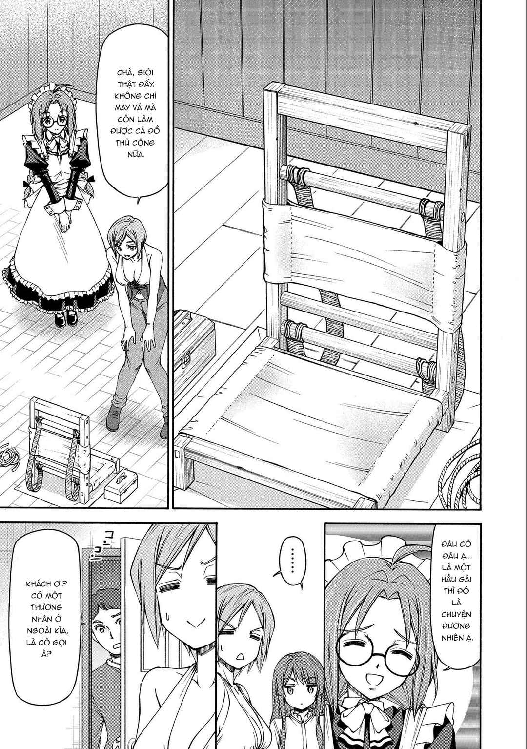 Maid nara Touzen desu. ~Nureginu wo Kiserareta Bannou Maid-san wa Tabi ni Deru Koto ni shimashita.~ Chapter 13 - Page 22