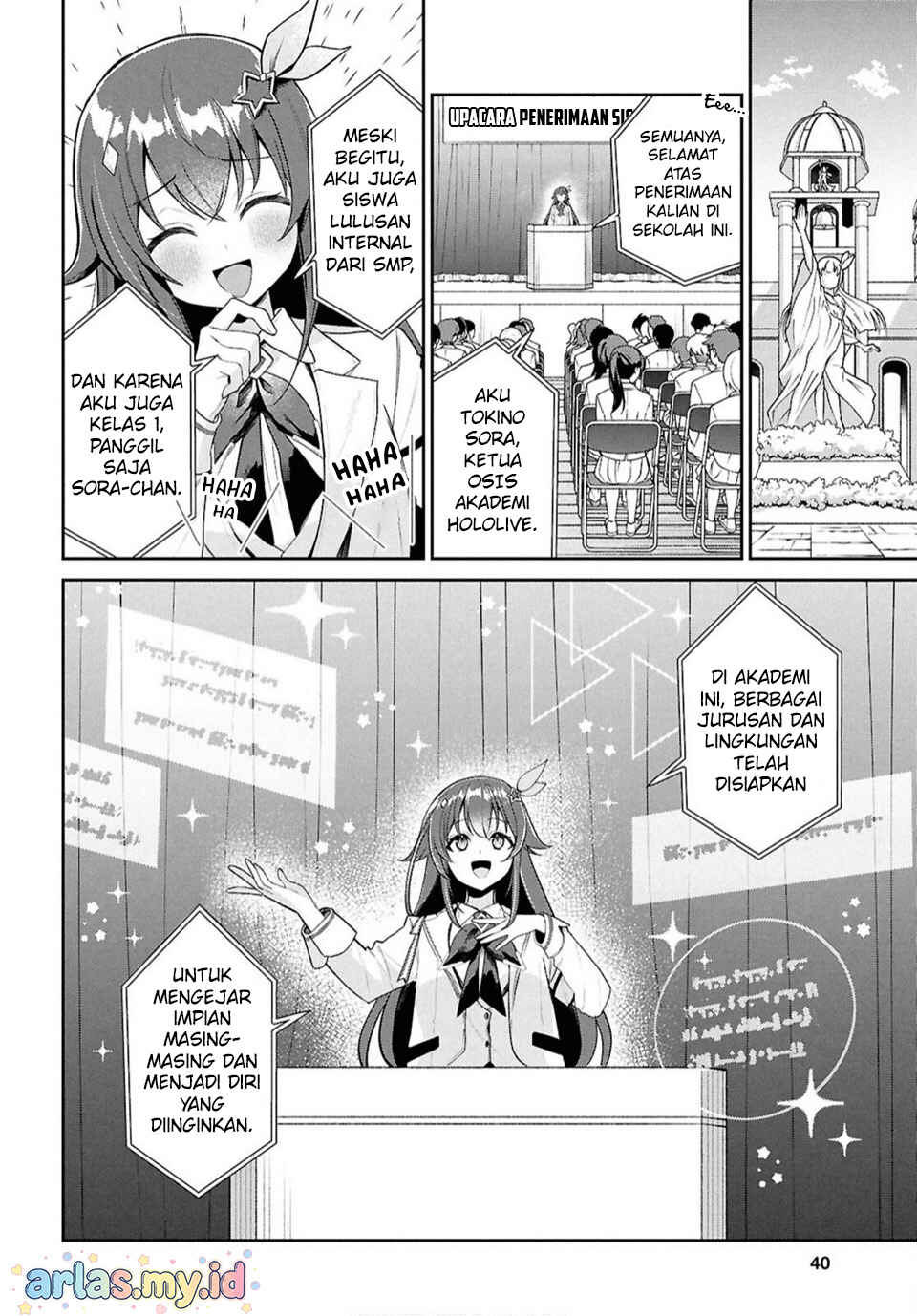 Hololive Gakuen ～Shiny Smily Stories～ Chapter 1 - Page 22