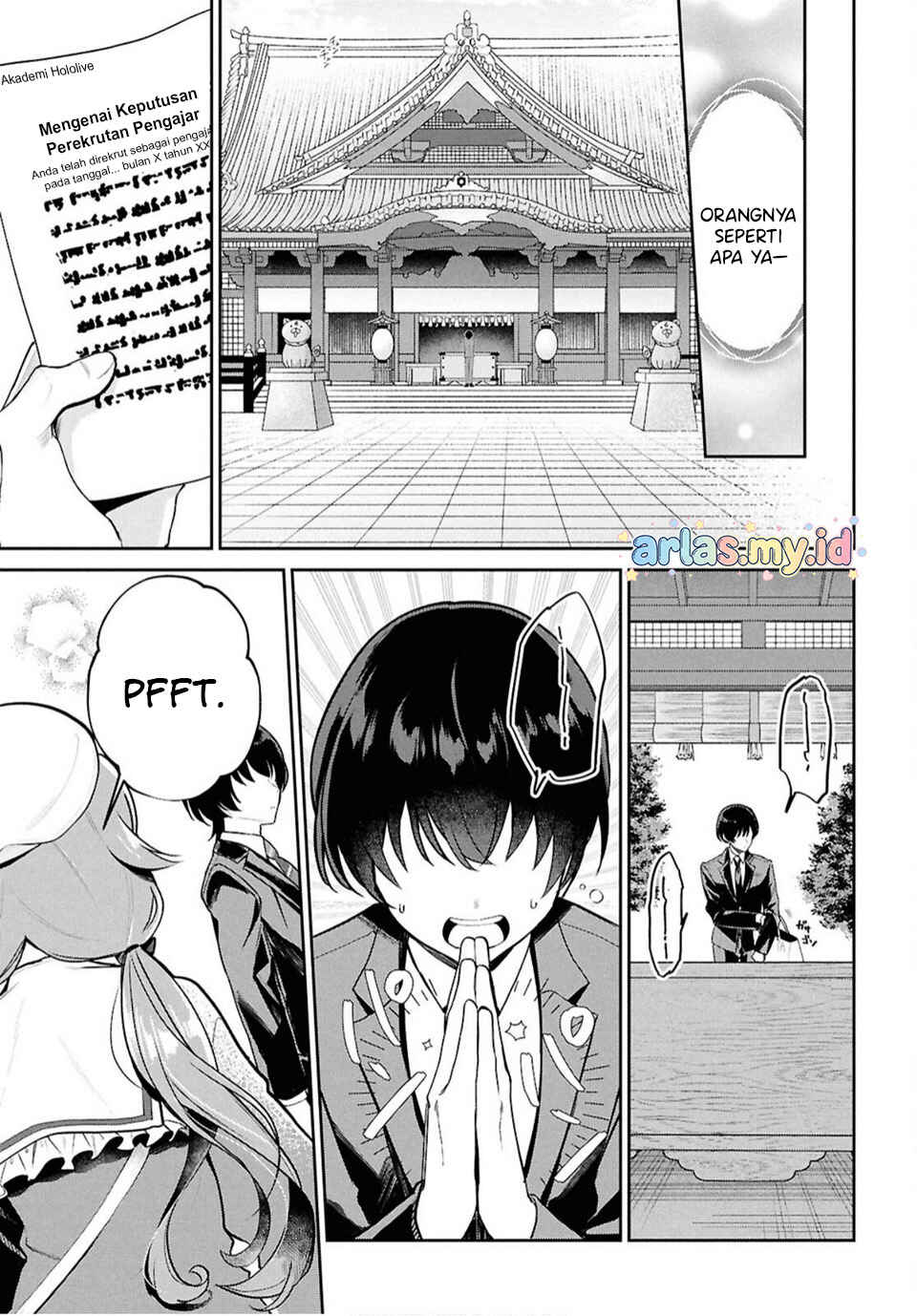 Hololive Gakuen ～Shiny Smily Stories～ Chapter 1 - Page 9