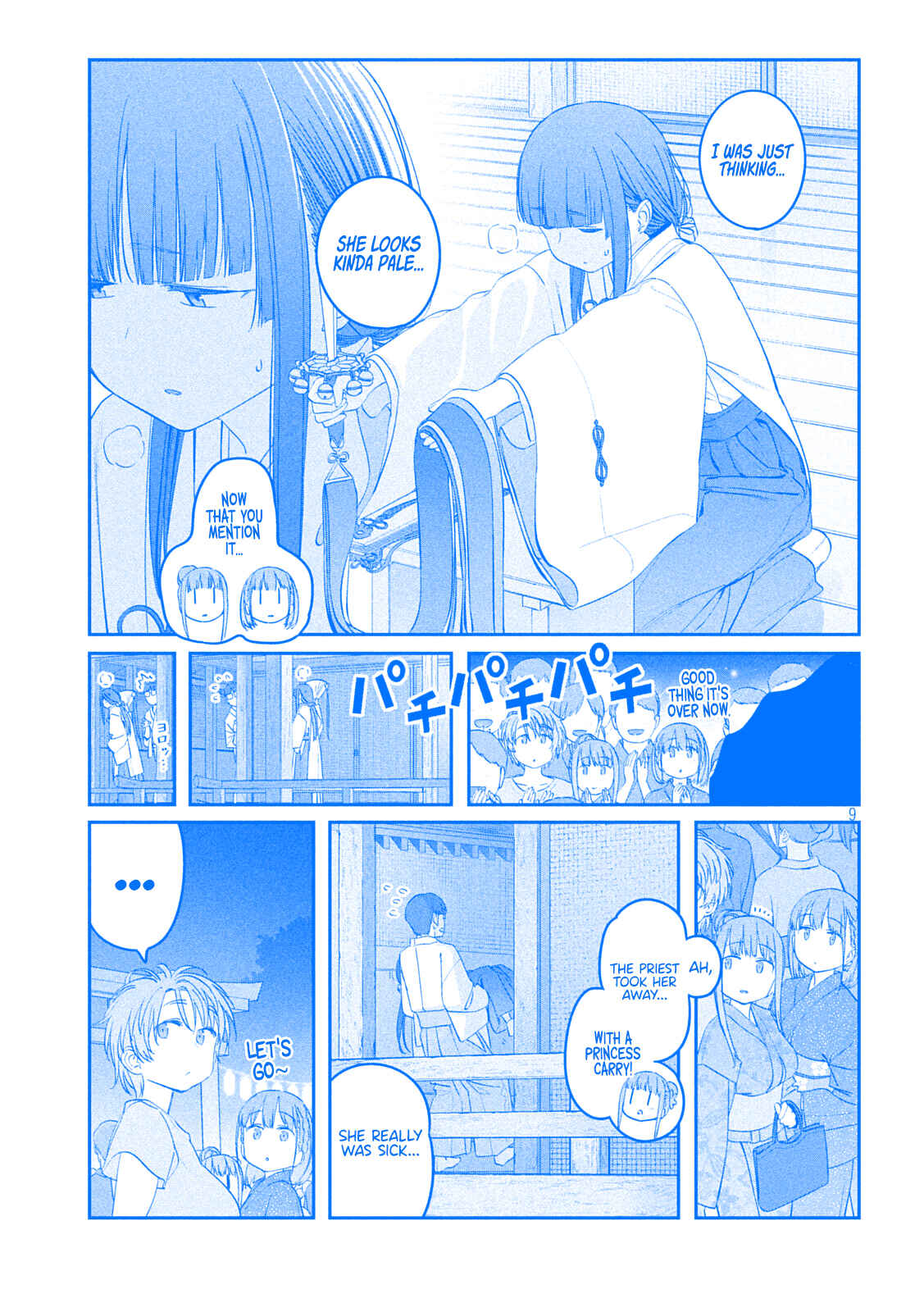 Getsuyoubi no Tawawa (Blue) (Fan Colored) Chapter 47 - Page 9
