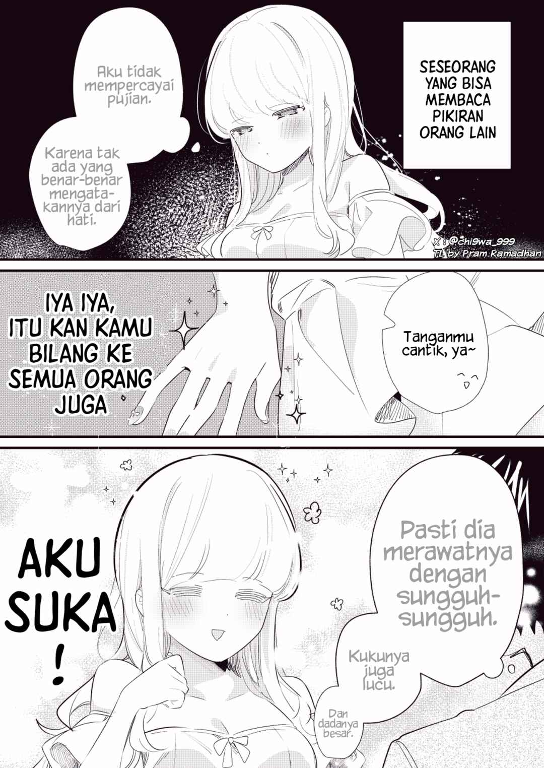 Hito no Kokoro ga Yomeru Kanojo Chapter 10 - Page 1