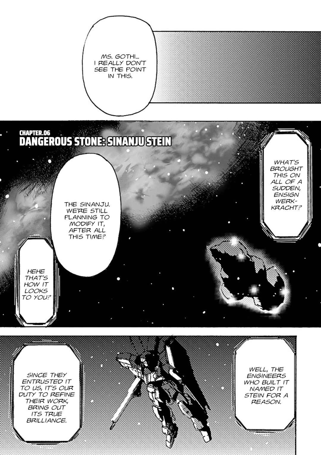 Mobile Suit Gundam UC MSV Wedge Chapter 6 - Page 1