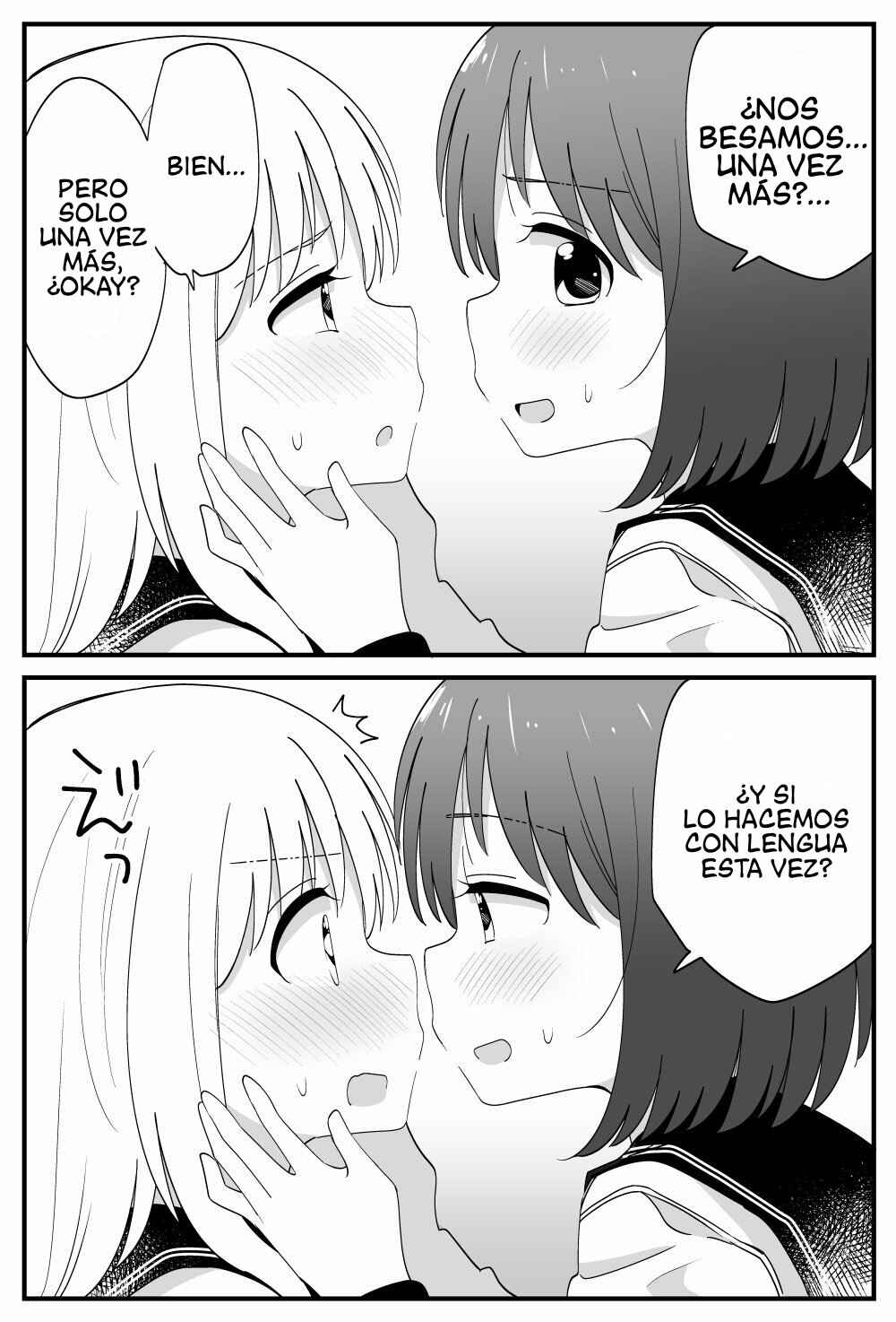 Hajimete Kisu Shita Toki no Onnanoko Futari no Hannou. Chapter Oneshot - Page 3