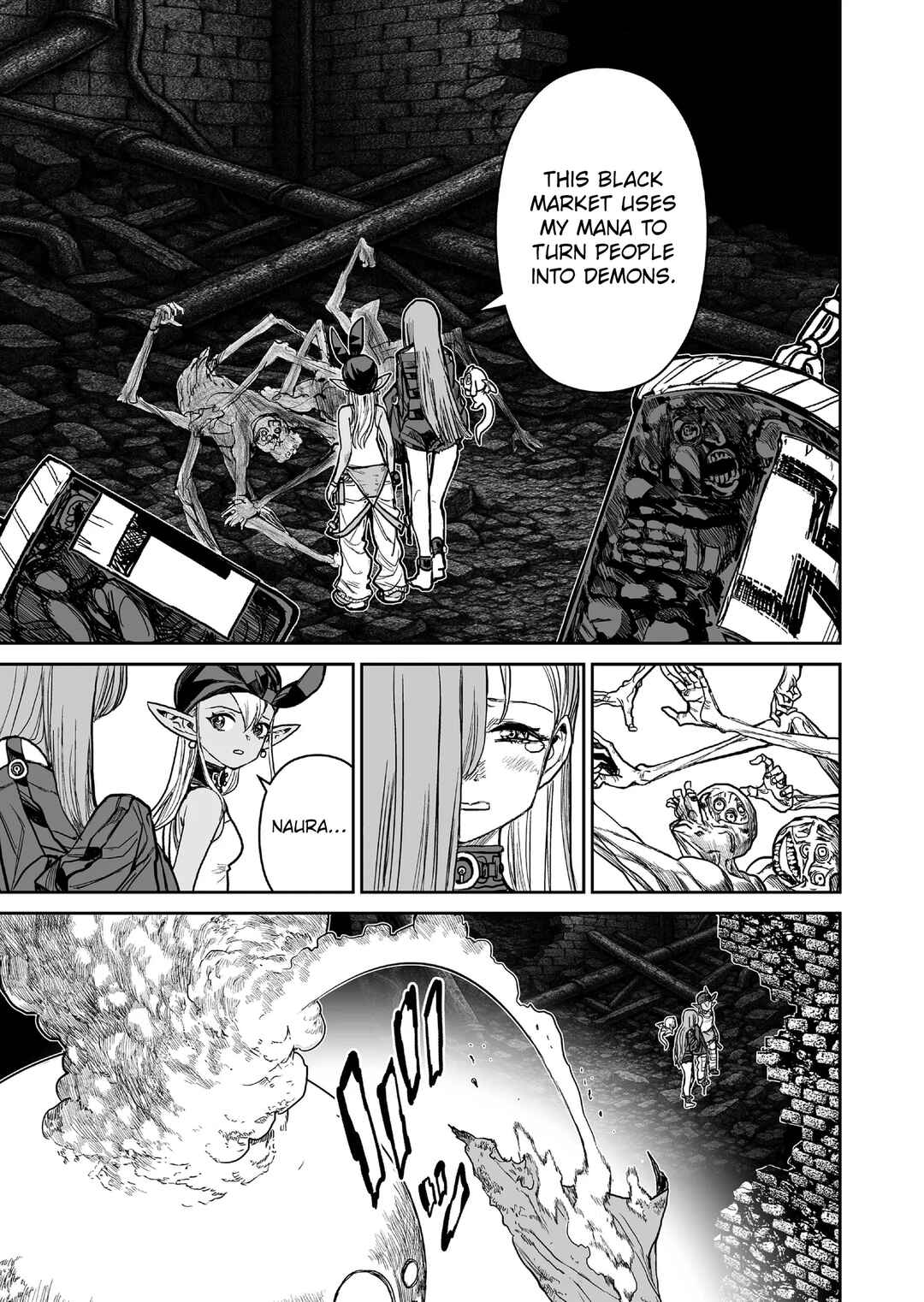 Abandoned: Tsuyosugite Buki ga Kowareru Yuusha to Buki Shokunin no Elf Chapter 12 - Page 3