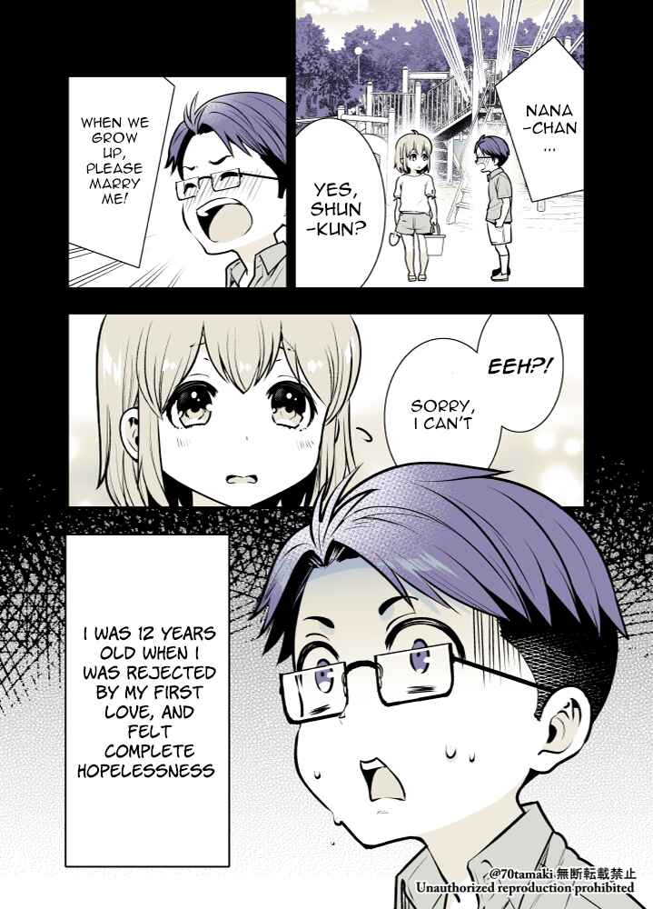 Osananajimi ga Hisabisa ni Saikai Shitara Otagai Kyonyuu ni Natteta Chapter 2 - Page 1