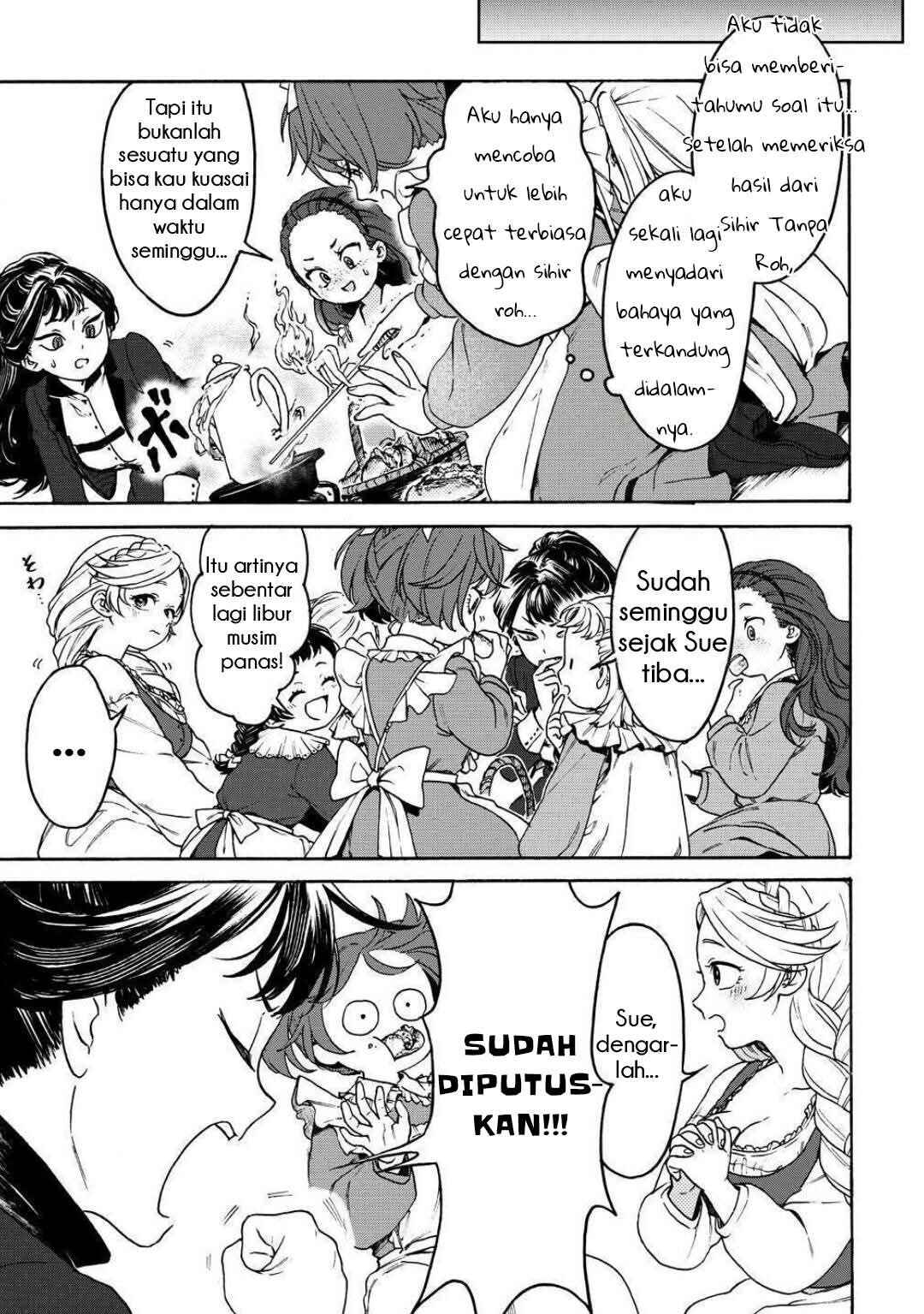 Onna Chara de Isekai Teni shite Cheatppoi kedo Zako Chara na no de Medatazu Heiwa na Shomin wo Mezashimasu! Chapter 7.1 - Page 7