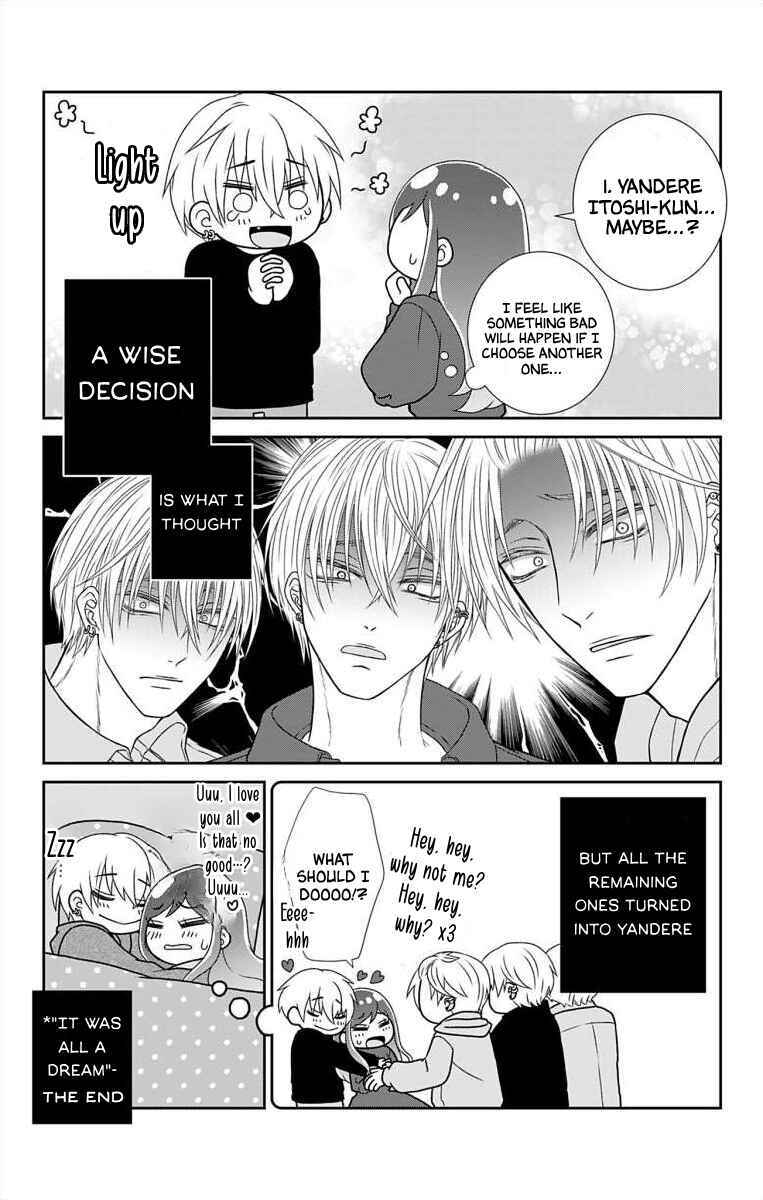 Menhera Usagi wa Yandere Ookami ni Dekiaisareru Chapter 15.1 - Page 3