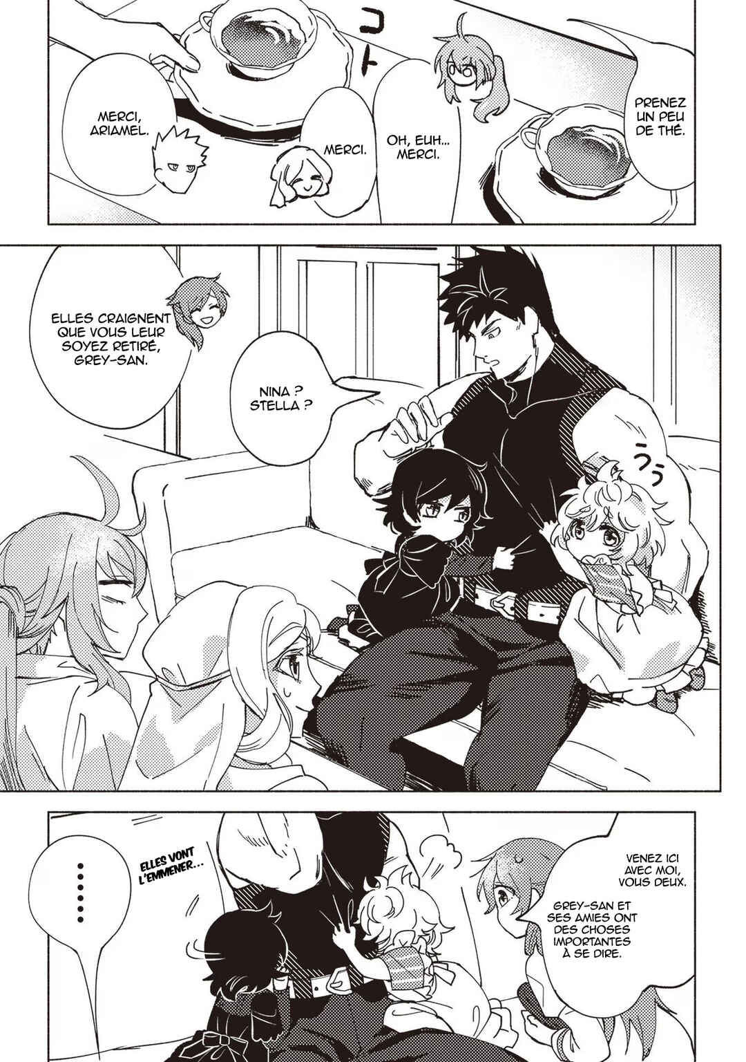 Akunin-zura Shita B-kyuu Boukensha: Shujinkou to Sono Osananajimi-tachi no Papa ni Naru Chapter 5 - Page 4