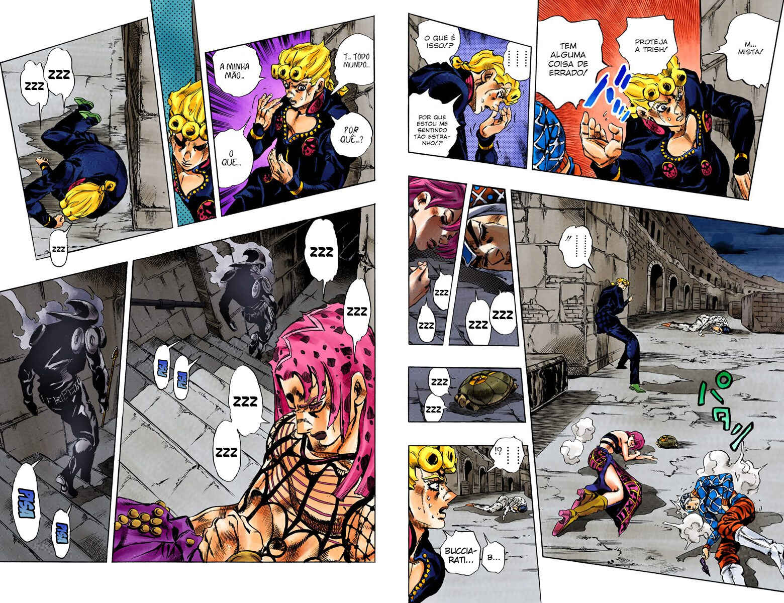 JoJo no Kimyou na Bouken: Part 5 - Ougon no Kaze Color-ban Chapter 132 - Page 10