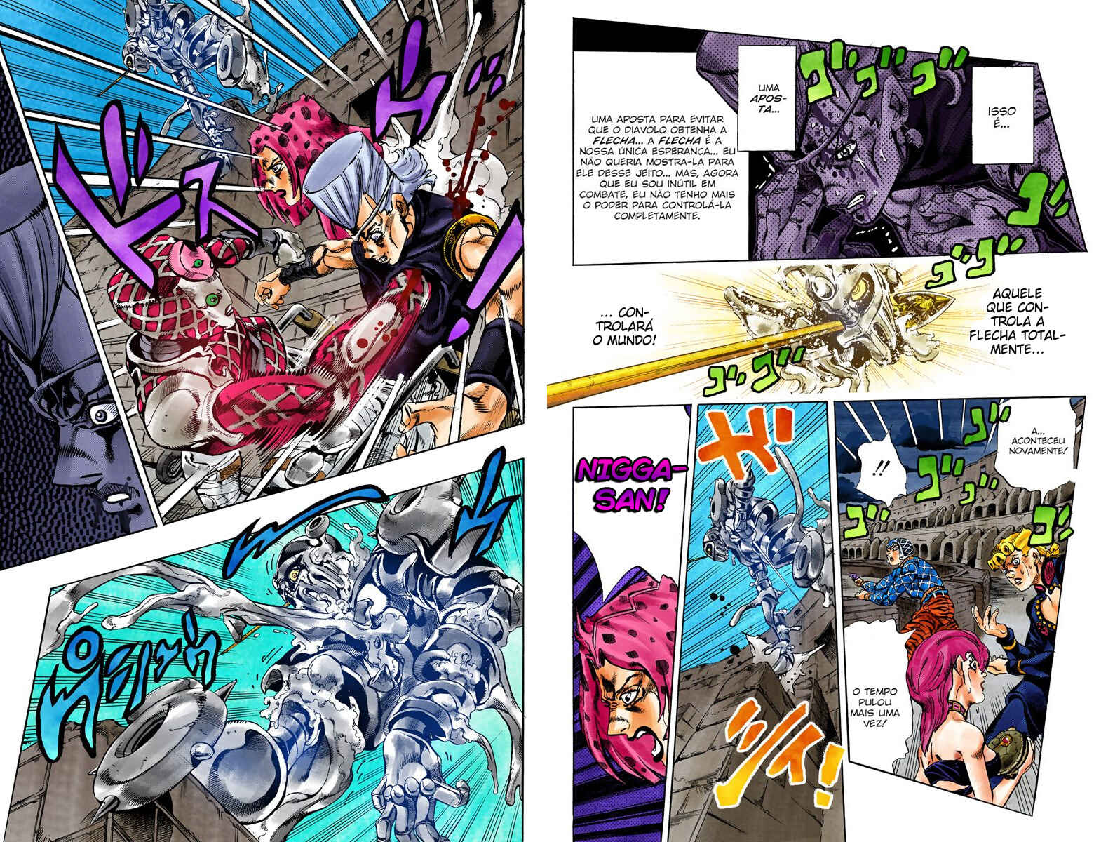 JoJo no Kimyou na Bouken: Part 5 - Ougon no Kaze Color-ban Chapter 132 - Page 3