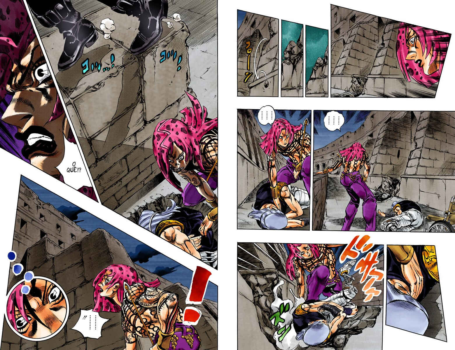 JoJo no Kimyou na Bouken: Part 5 - Ougon no Kaze Color-ban Chapter 132 - Page 7