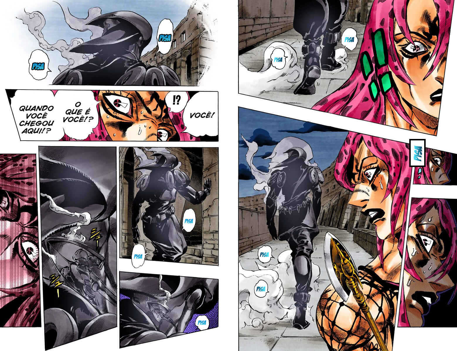 JoJo no Kimyou na Bouken: Part 5 - Ougon no Kaze Color-ban Chapter 132 - Page 8