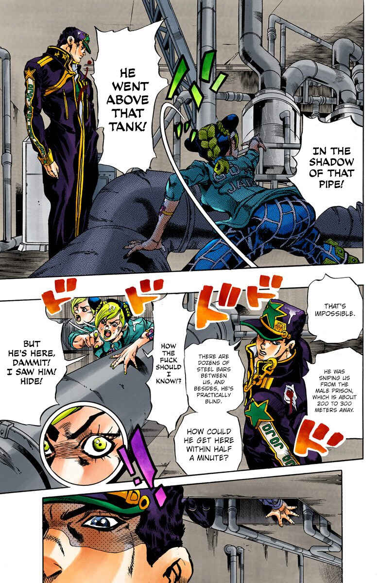 JoJo no Kimyou na Bouken: Part 6 - Stone Ocean Color-ban Chapter 16 - Page 7
