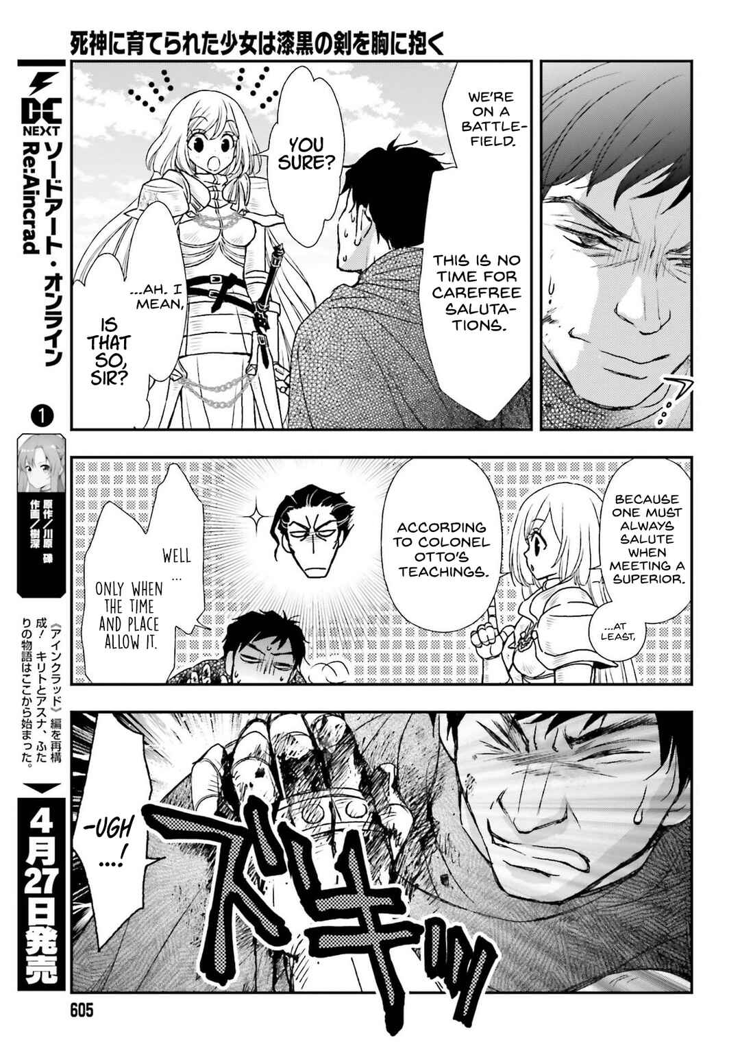 Shinigami ni Sodaterareta Shoujo wa Shikkoku no Tsurugi o Mune ni Idaku Chapter 28 - Page 13