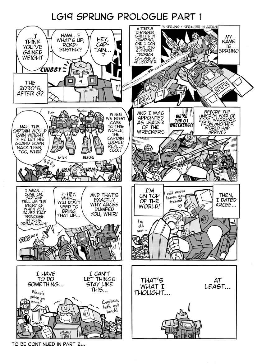 Transformers Legends Chapter 36 - Page 1