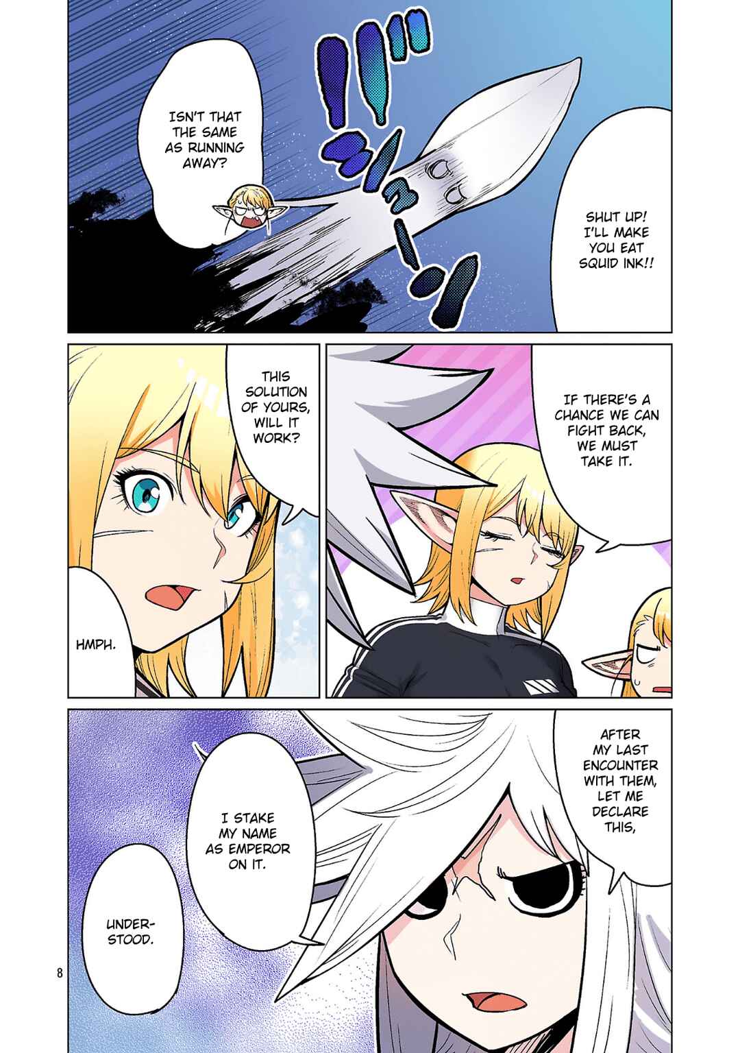 Shin Elf-san wa Yaserarenai. (Official Colored) Chapter 22 - Page 8