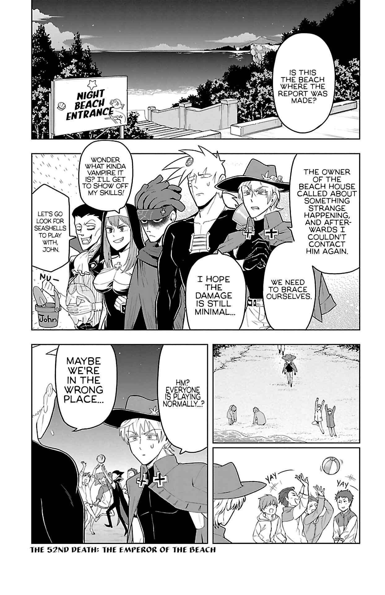 Kyuuketsuki Sugu Shinu Chapter 52 - Page 1