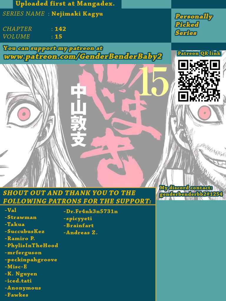 Nejimaki Kagyu Chapter 142 - Page 1