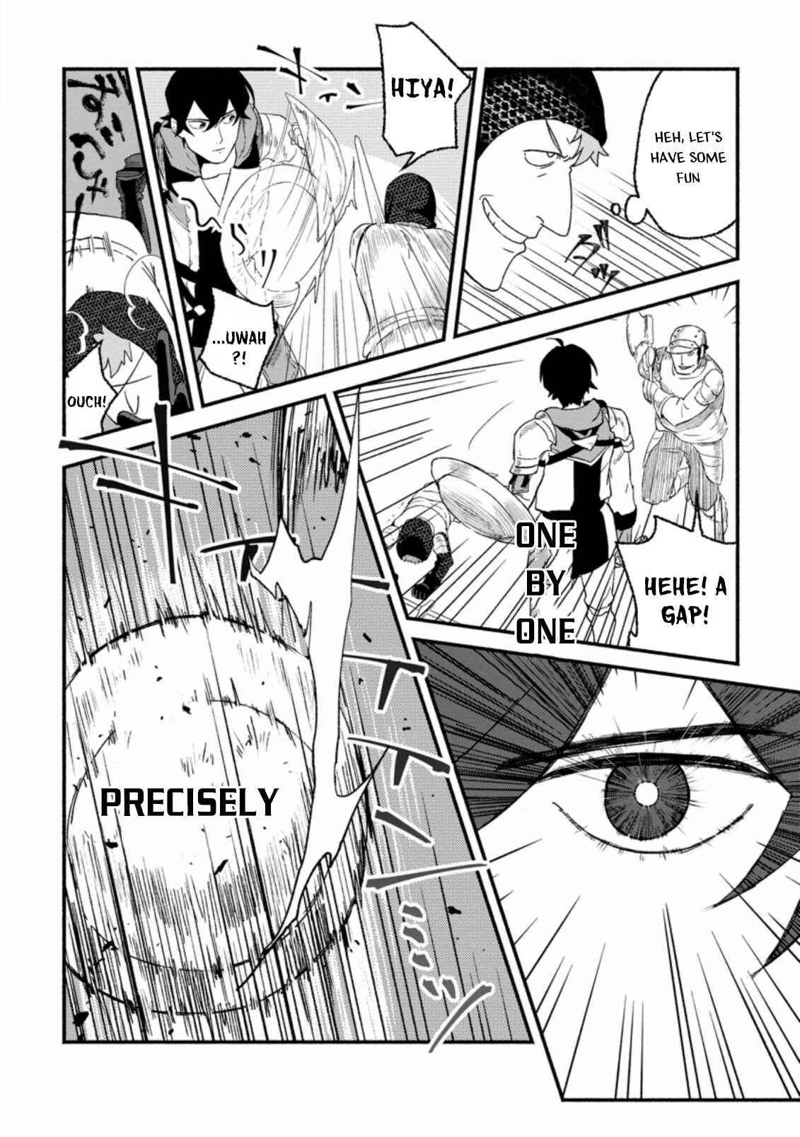 Sono Monban, Saikyou ni Tsuki: Tsuihou Sareta Bougyoryoku 9999 no Senshi, Outo no Monban to shite Musou Suru Chapter 1 - Page 25