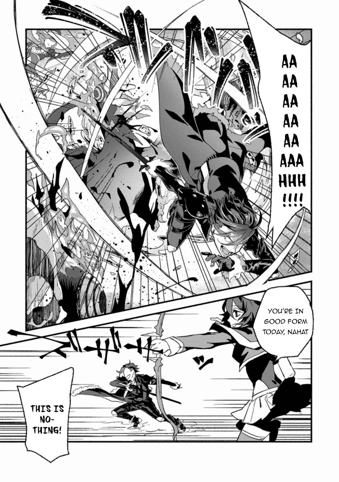 Sono Monban, Saikyou ni Tsuki: Tsuihou Sareta Bougyoryoku 9999 no Senshi, Outo no Monban to shite Musou Suru Chapter 1 - Page 4