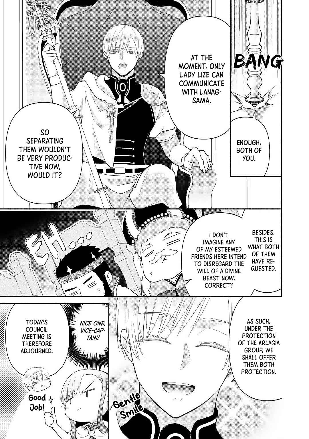 Tensei Youjo.: Shinjuu to Ouji to, Saikyou no Oji-san Youhei-dan no Naka de Ikiru Chapter 10.1 - Page 9