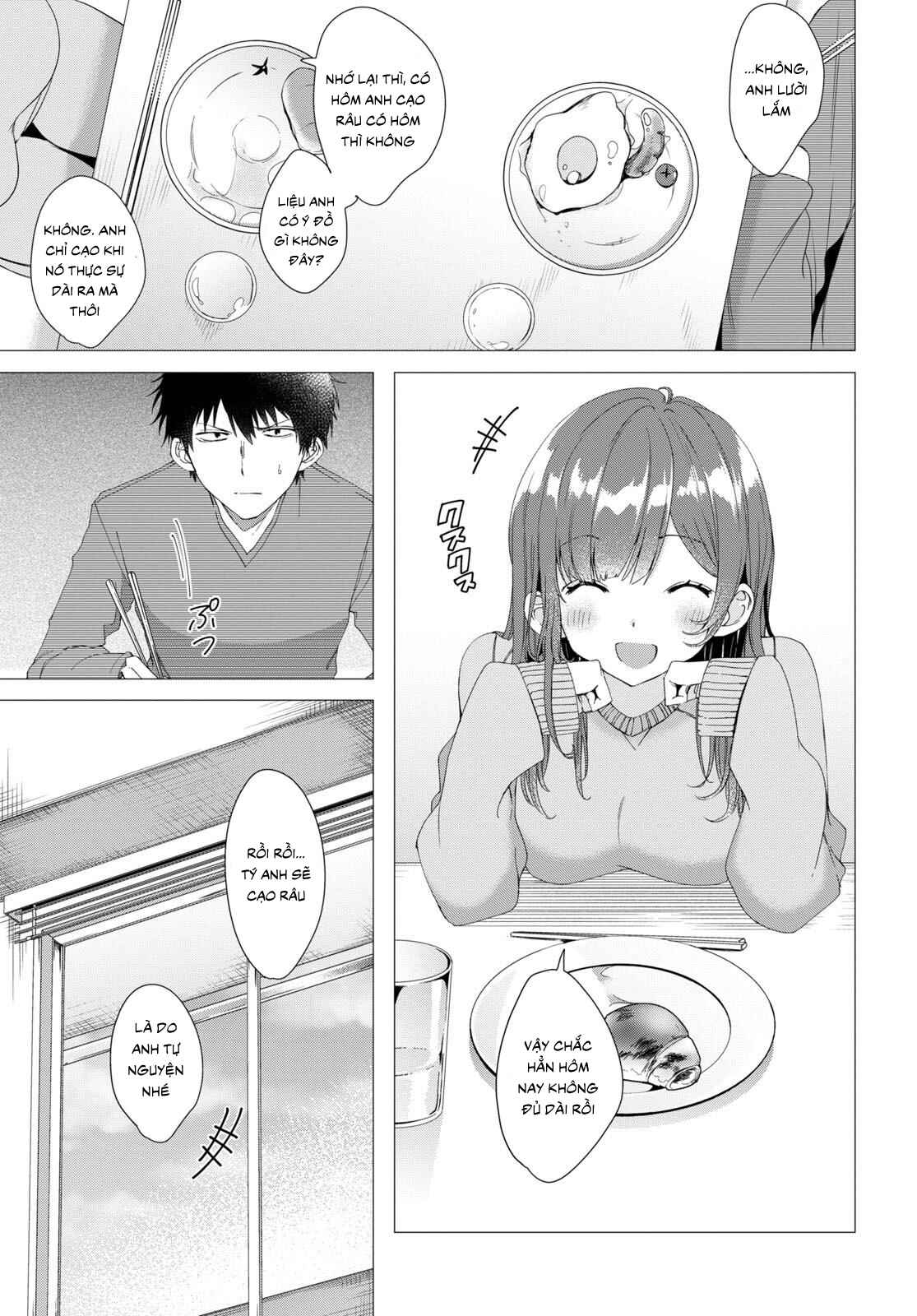 Hige o Soru. Soshite Joshikousei o Hirou. Chapter 3 - Page 4