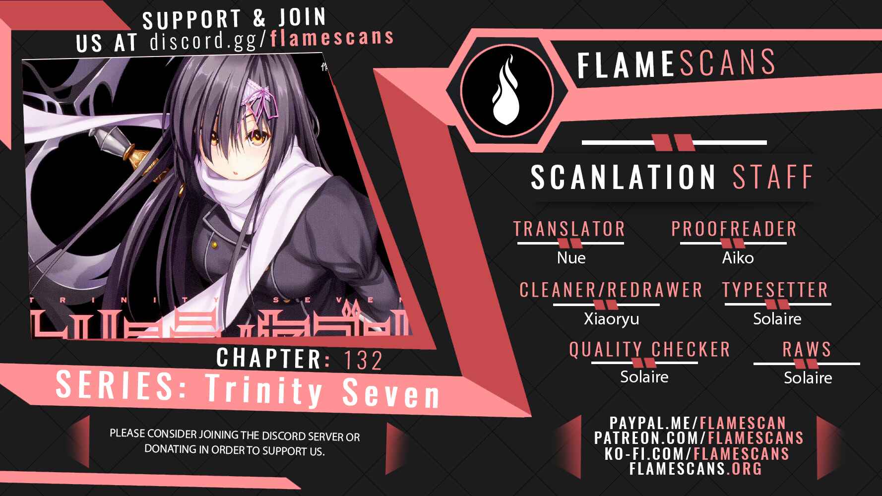 Trinity Seven - 7-Nin no Masho Tsukai Chapter 132 - Page 1