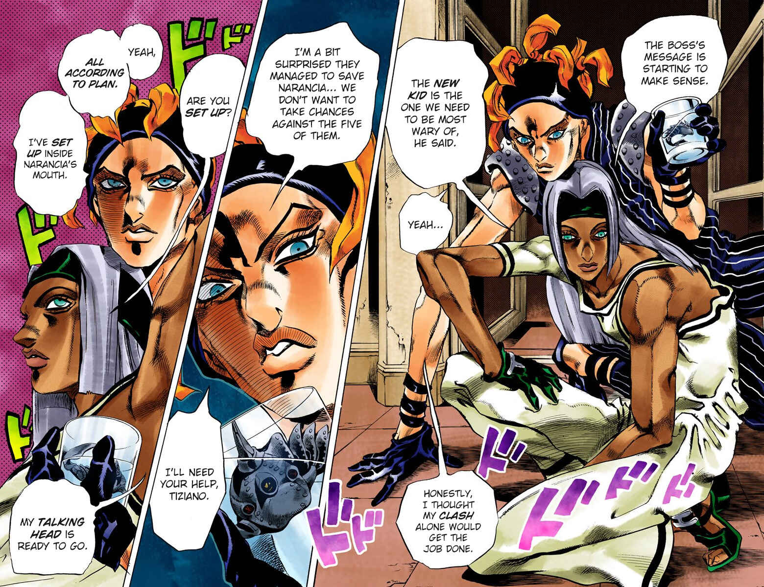 JoJo no Kimyou na Bouken: Part 5 - Ougon no Kaze Color-ban Chapter 86 - Page 15