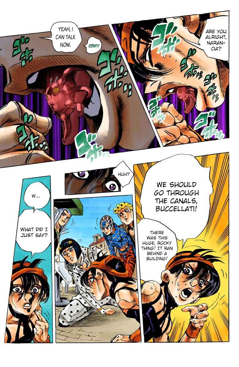 JoJo no Kimyou na Bouken: Part 5 - Ougon no Kaze Color-ban Chapter 86 - Page 17