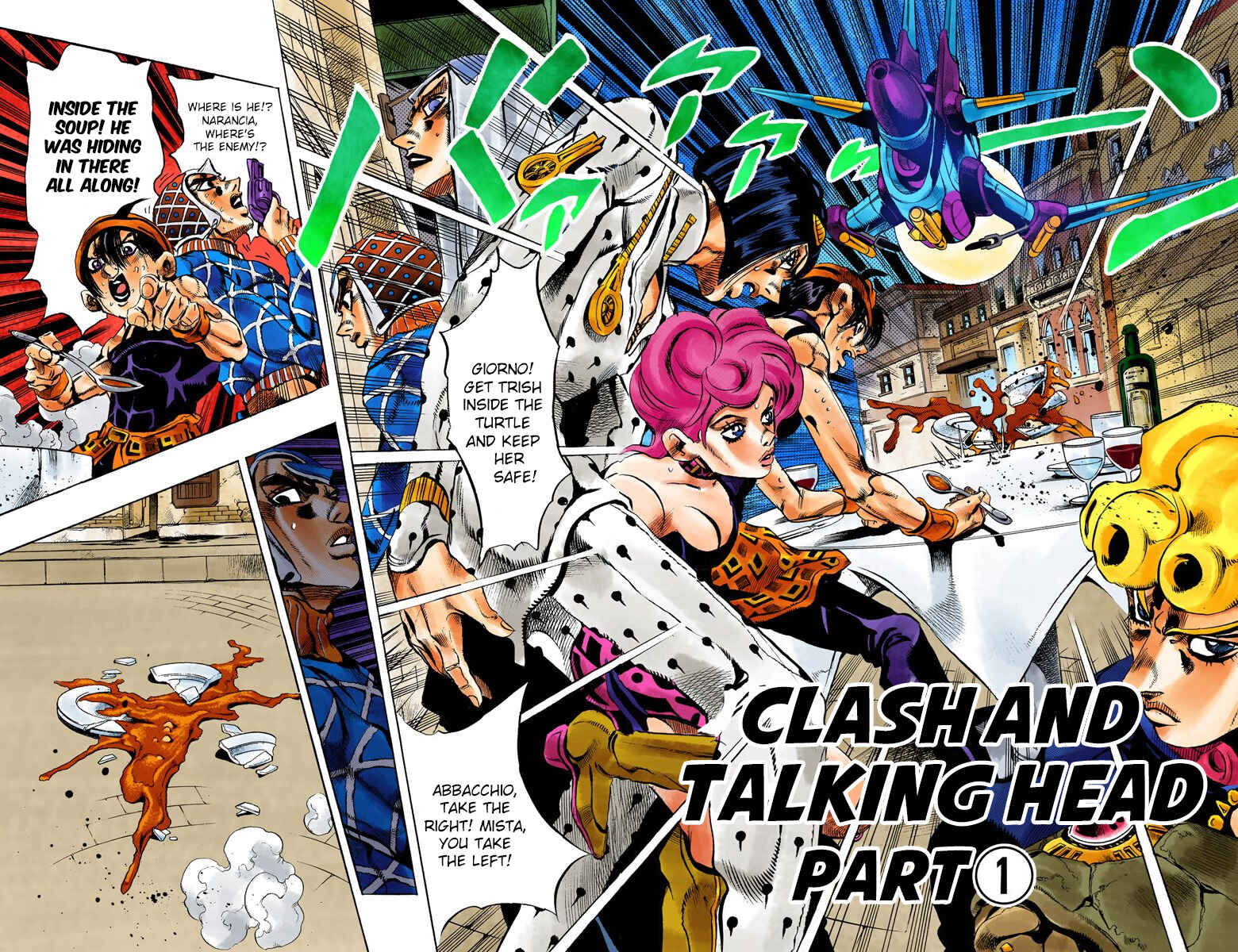 JoJo no Kimyou na Bouken: Part 5 - Ougon no Kaze Color-ban Chapter 86 - Page 3