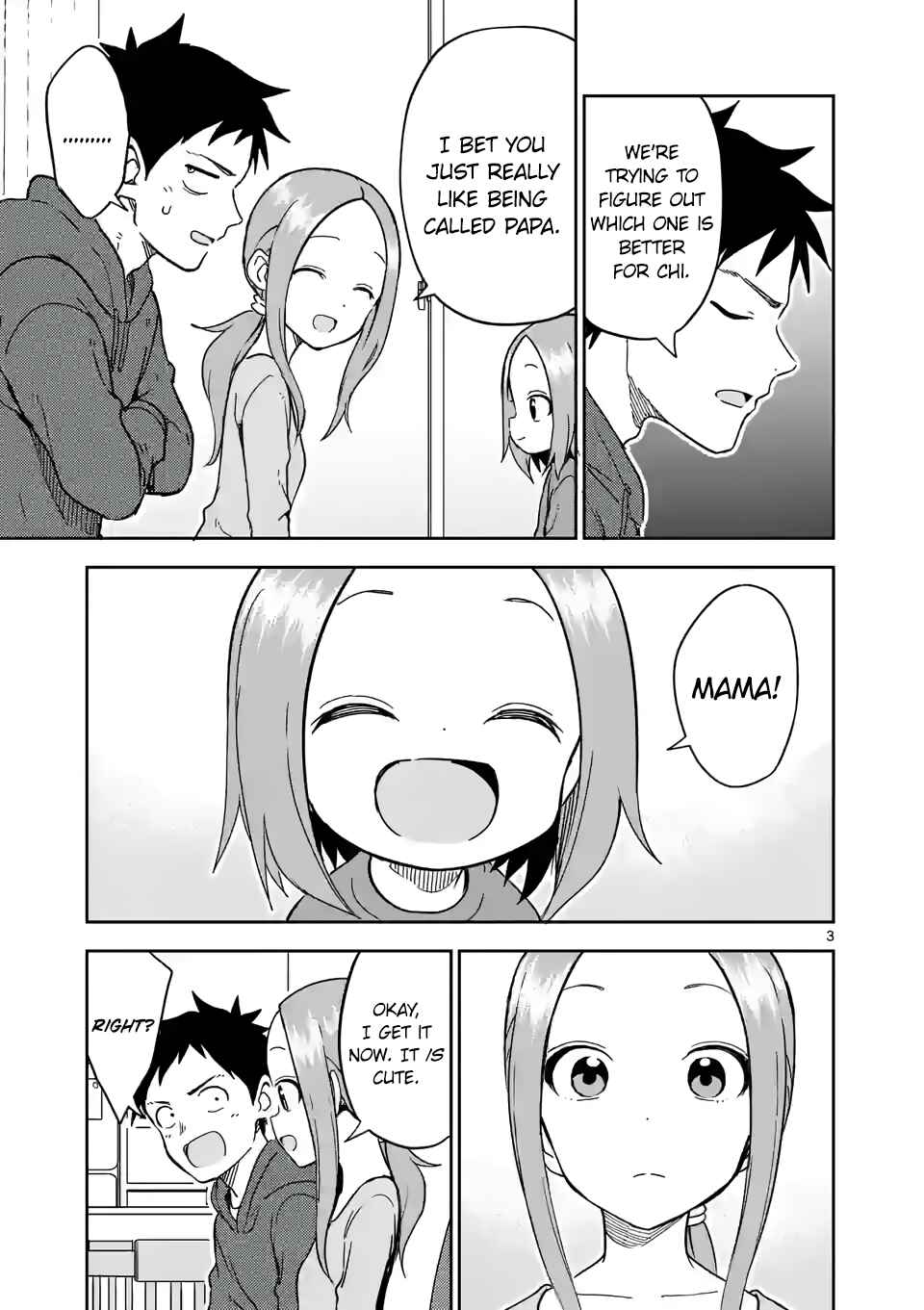 Karakai Jouzu no (Moto) Takagi-san Chapter 219 - Page 3