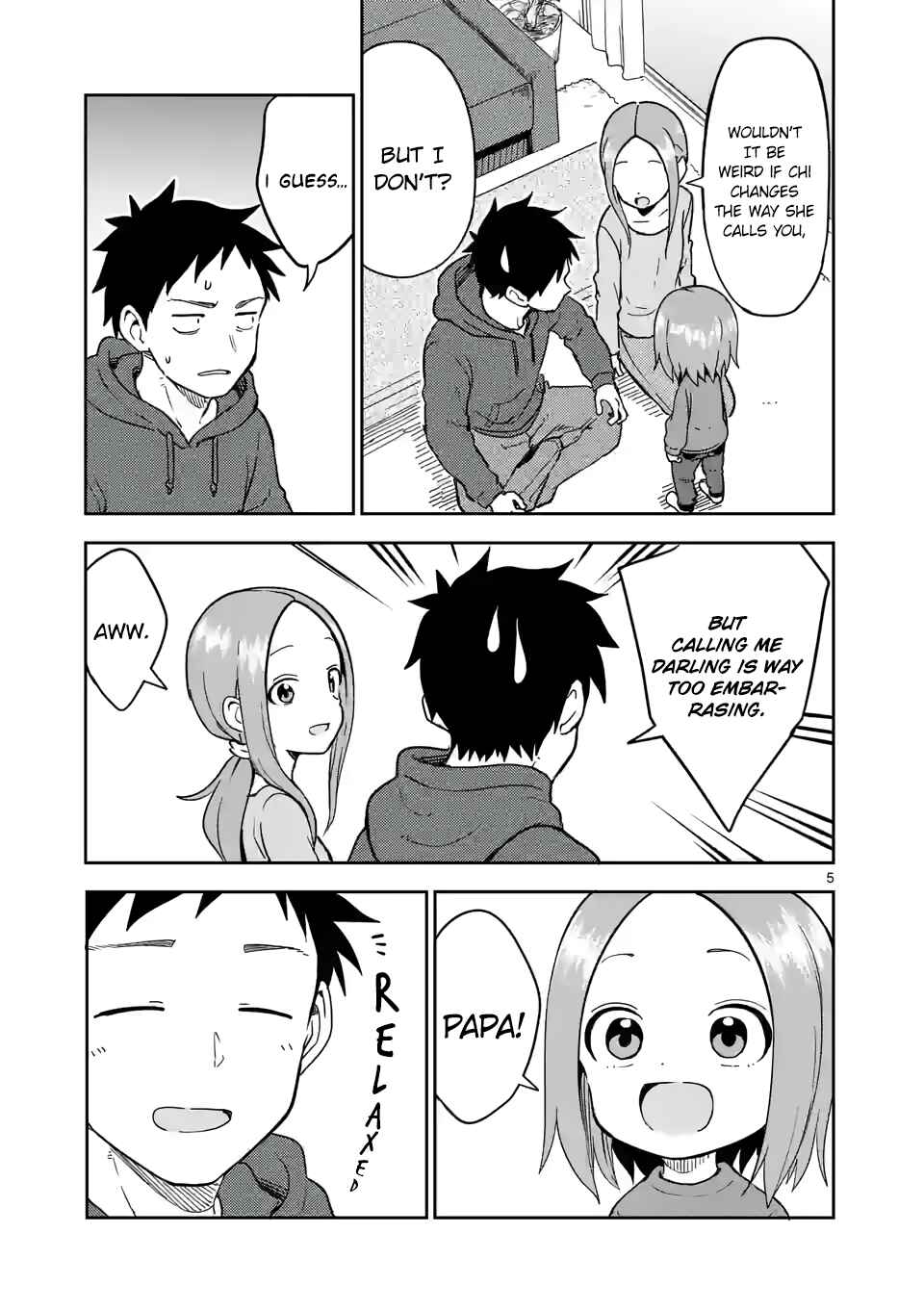 Karakai Jouzu no (Moto) Takagi-san Chapter 219 - Page 5