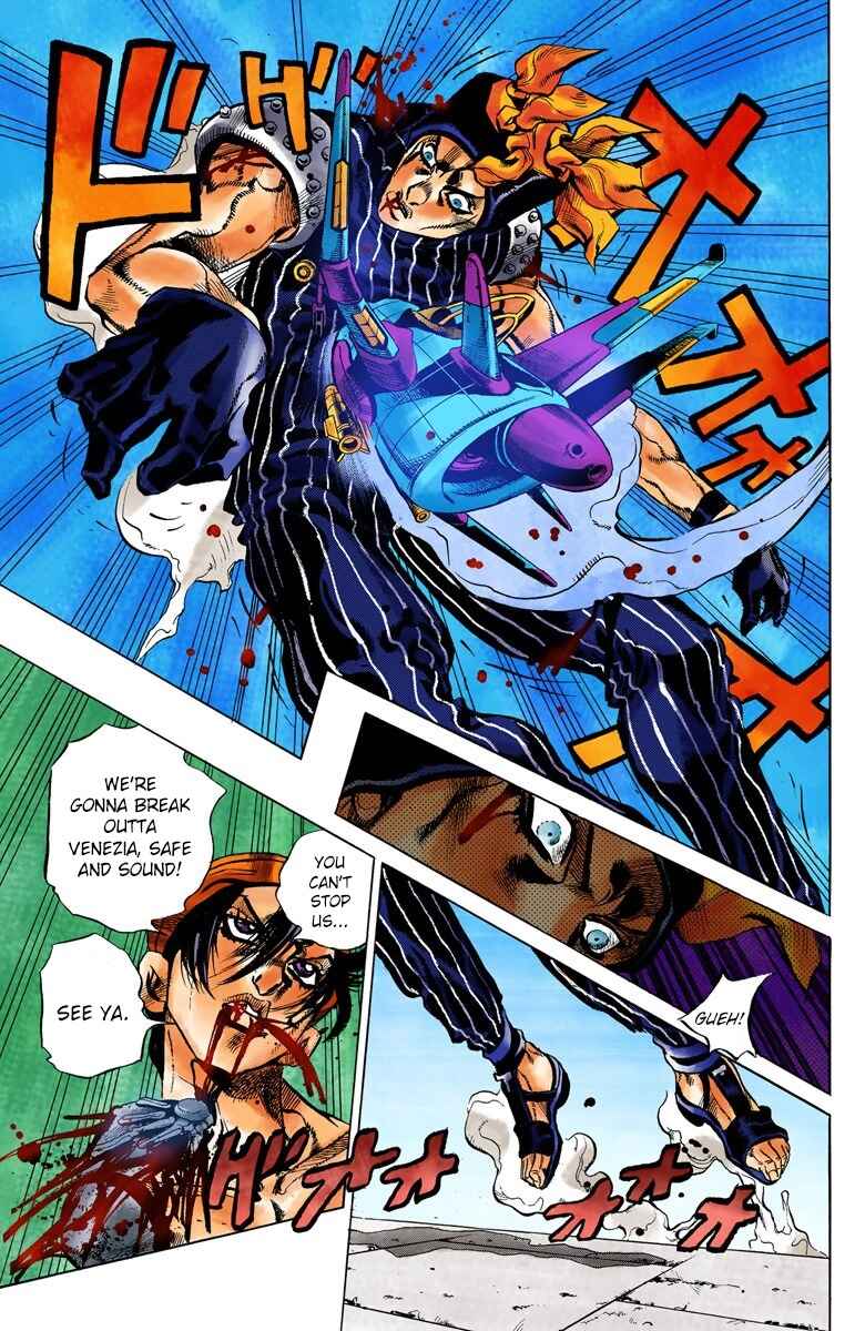 JoJo no Kimyou na Bouken: Part 5 - Ougon no Kaze Color-ban Chapter 92 - Page 10