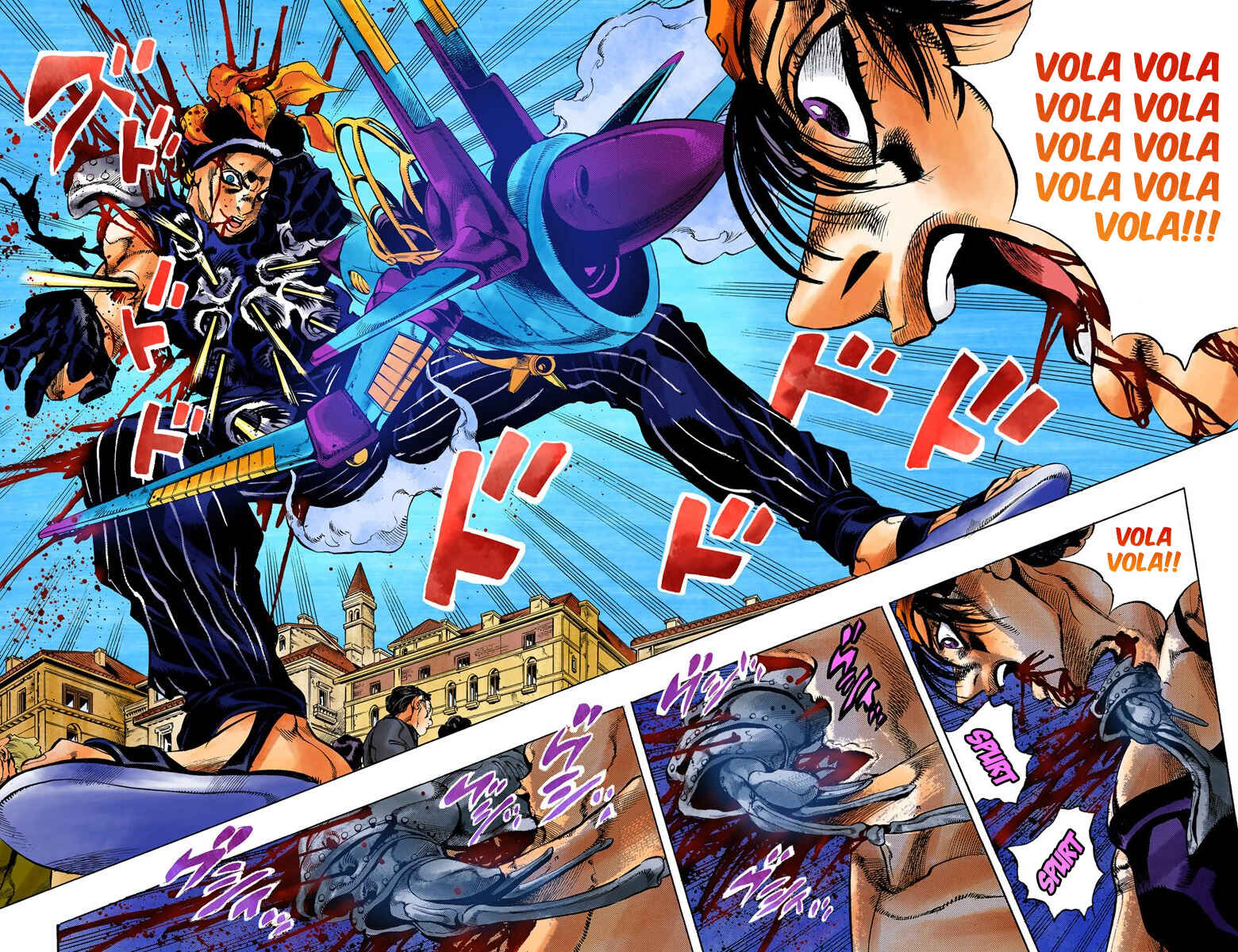 JoJo no Kimyou na Bouken: Part 5 - Ougon no Kaze Color-ban Chapter 92 - Page 11