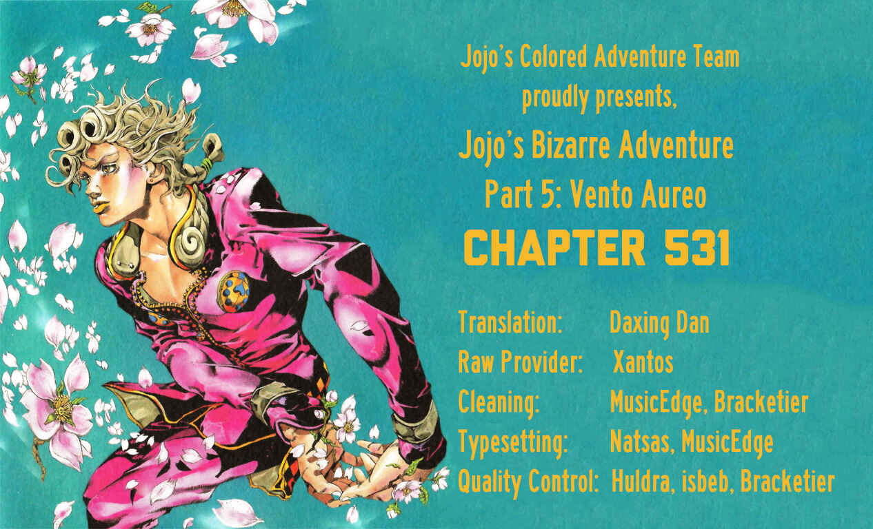 JoJo no Kimyou na Bouken: Part 5 - Ougon no Kaze Color-ban Chapter 92 - Page 17