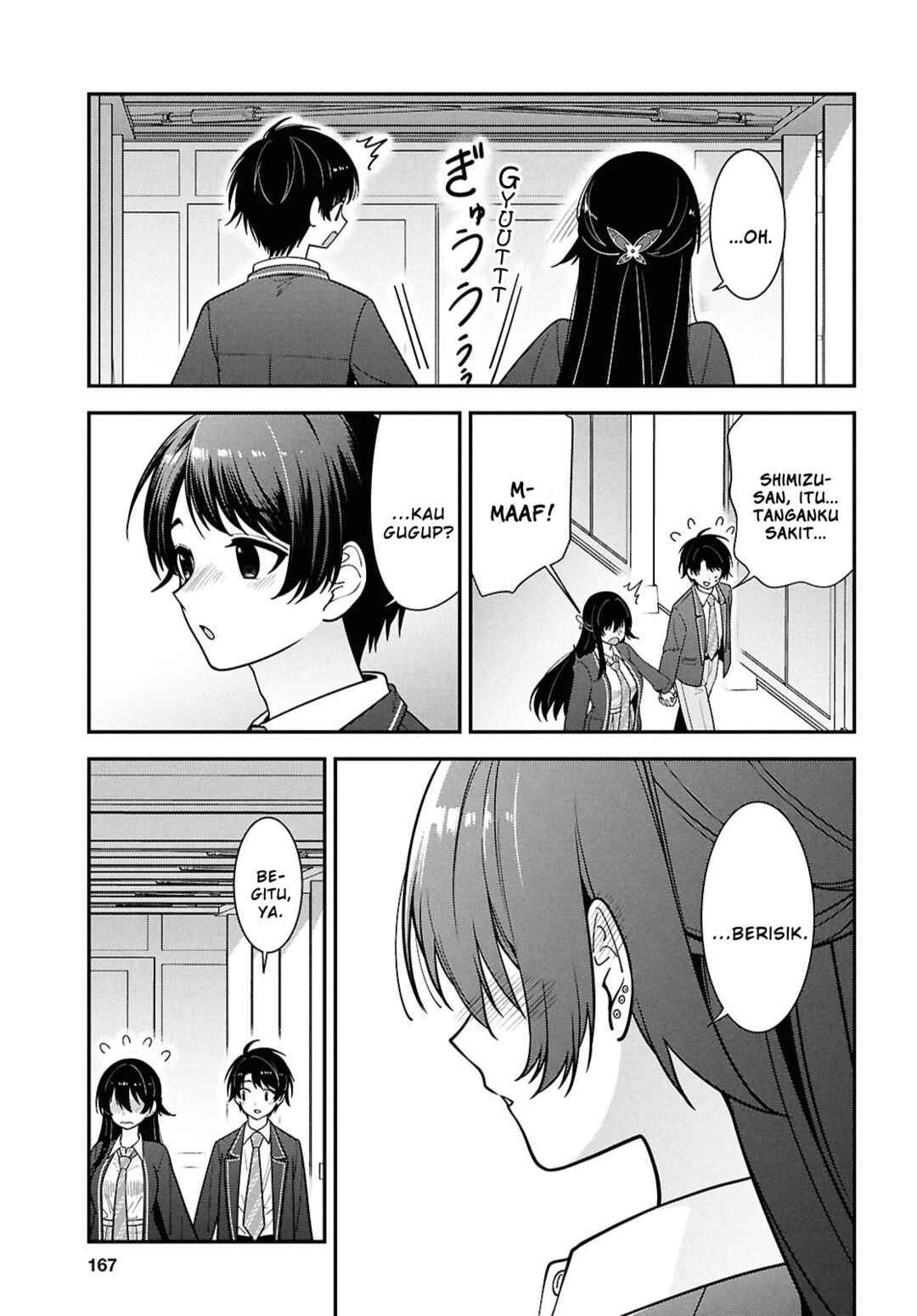 Tonari no Seki no Yankee Shimizu-san ga Kami wo Kuroku Sometekita Chapter 14 - Page 17