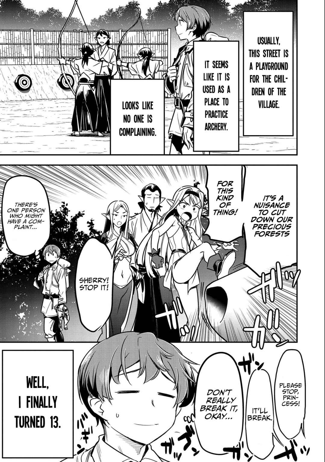 Chounin A wa Akuyaku Reijou o Doushitemo Sukuitai: Dobu to Sora to Koori no Himegimi Chapter 12 - Page 24