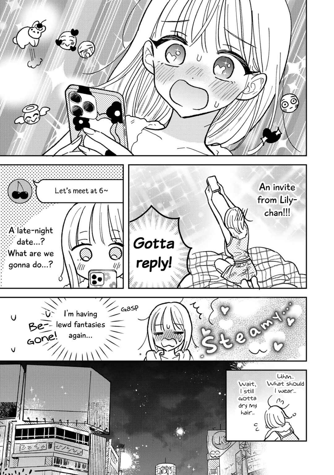 Akumade Amai Watashi no Kanojo Chapter 4 - Page 9