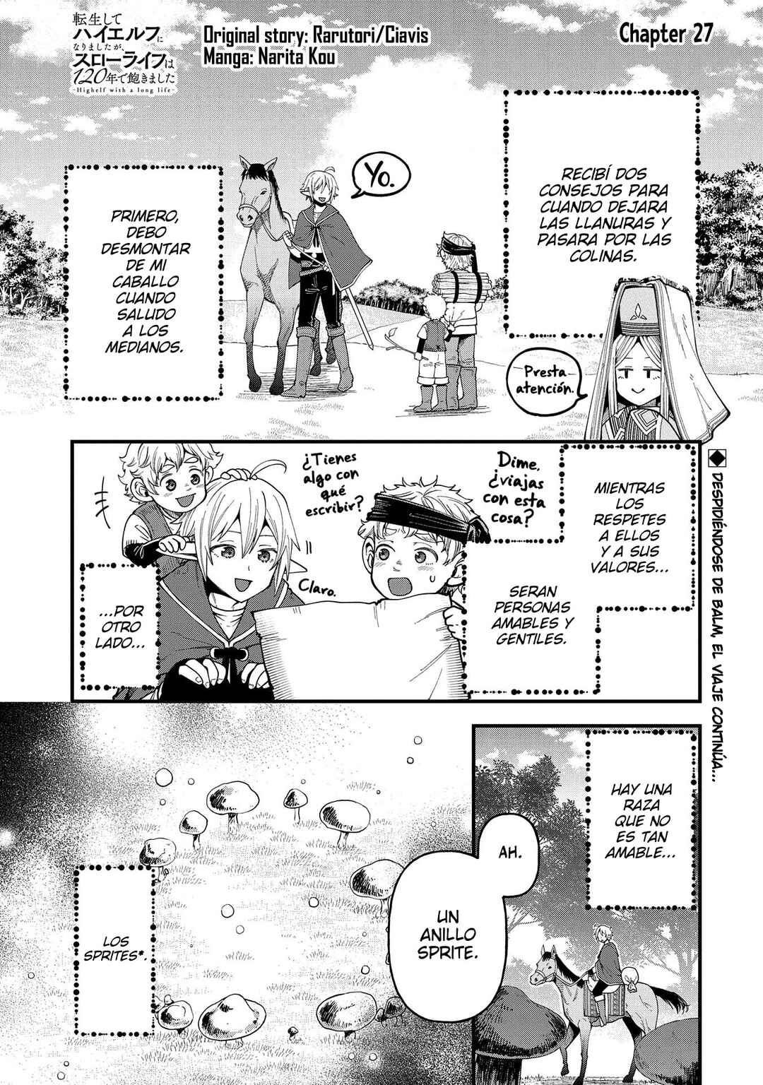 Tensei Shite High Elf ni Narimashitaga, Slow Life wa 120-nen de Akimashita - Highelf with a Long Life Chapter 27 - Page 1