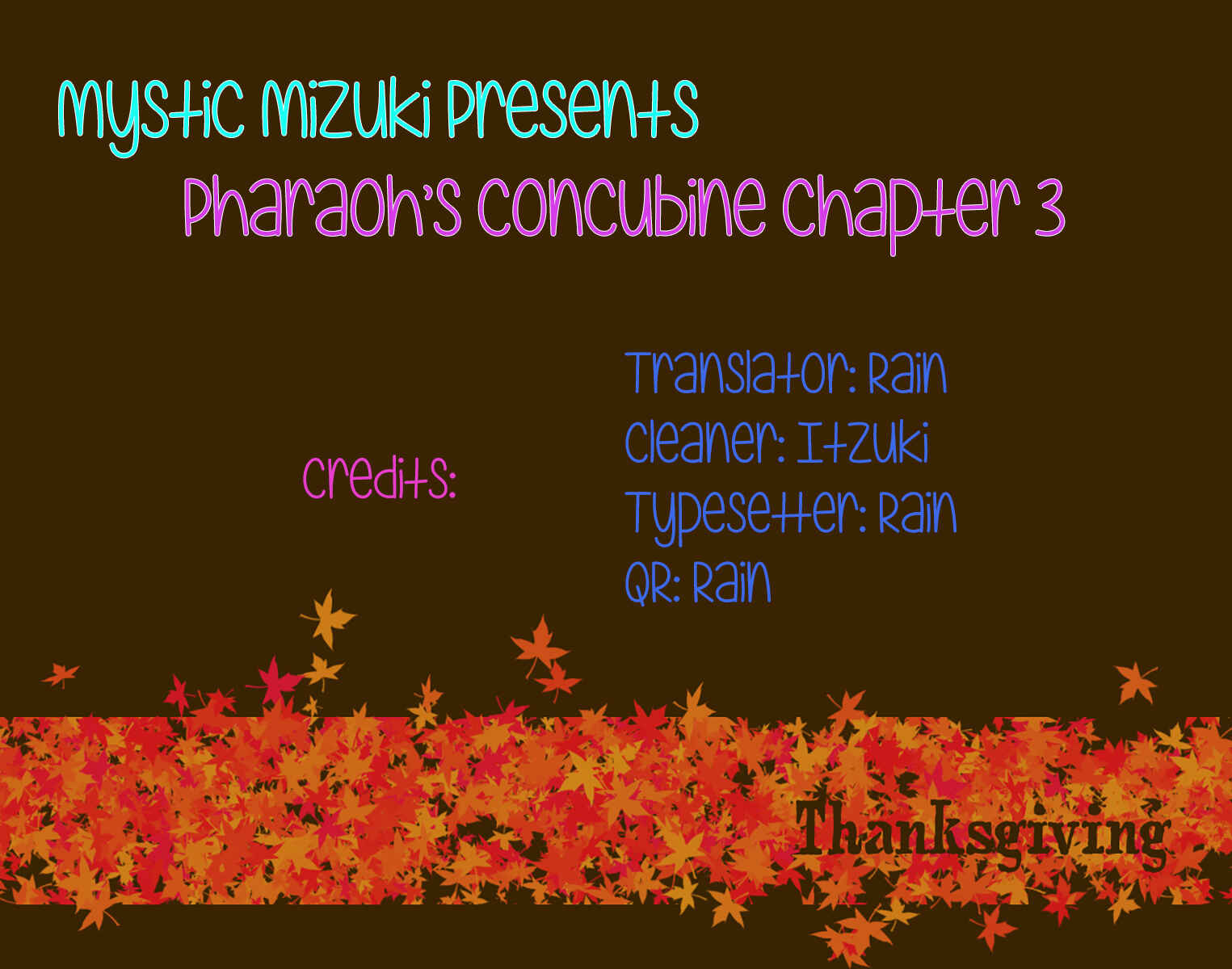 Pharaoh's Concubine Chapter 3 - Page 1