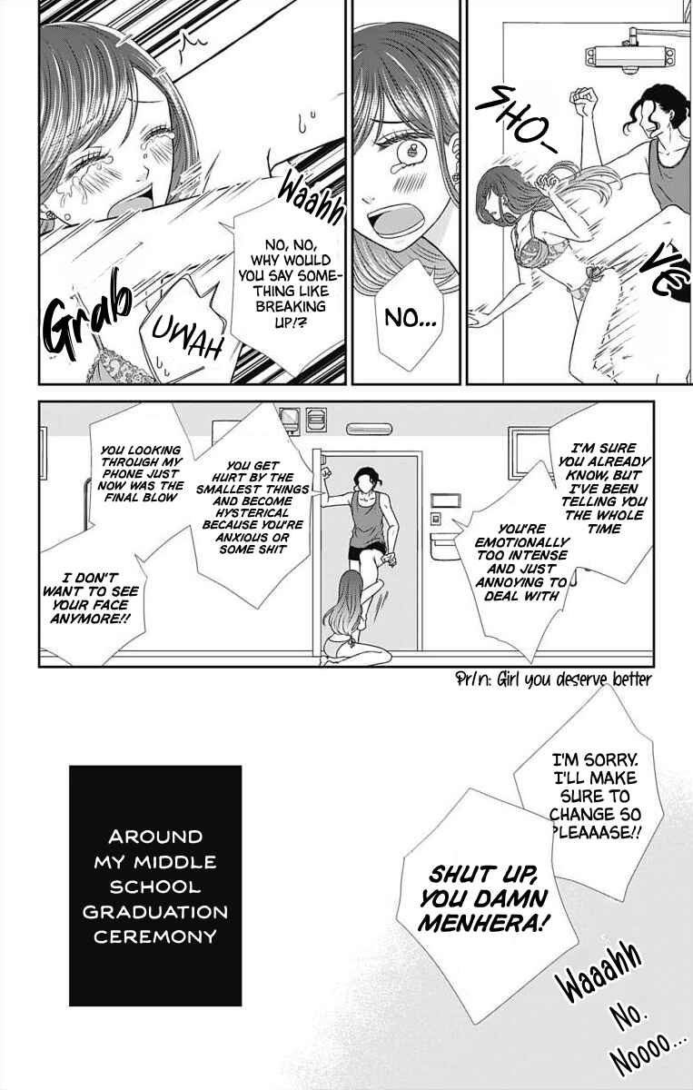 Menhera Usagi wa Yandere Ookami ni Dekiaisareru Chapter 1 - Page 4