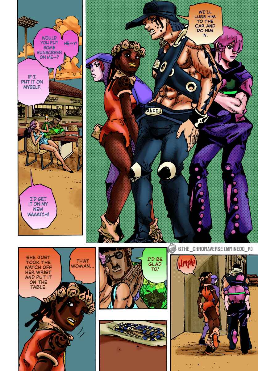 JoJo's Bizarre Adventure Part 9 - The JOJOLands (Fan-Colored) Chapter 10 - Page 25