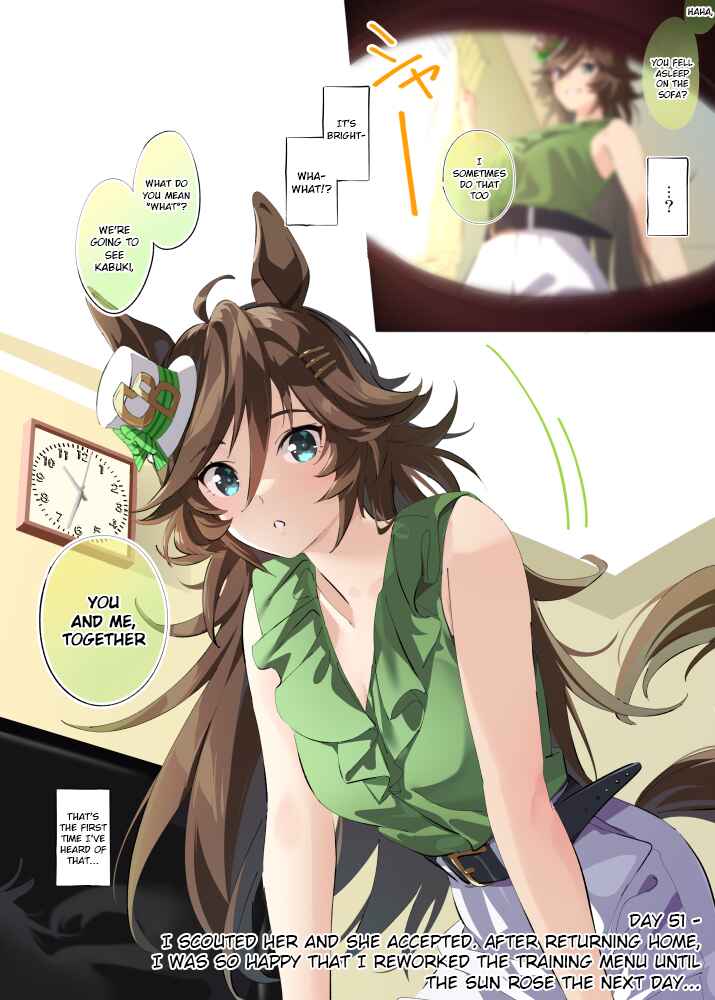 Uma Musume Pretty Derby - 100 nichigo Cb no tantō ni naru tore-na- Chapter 51 - Page 1